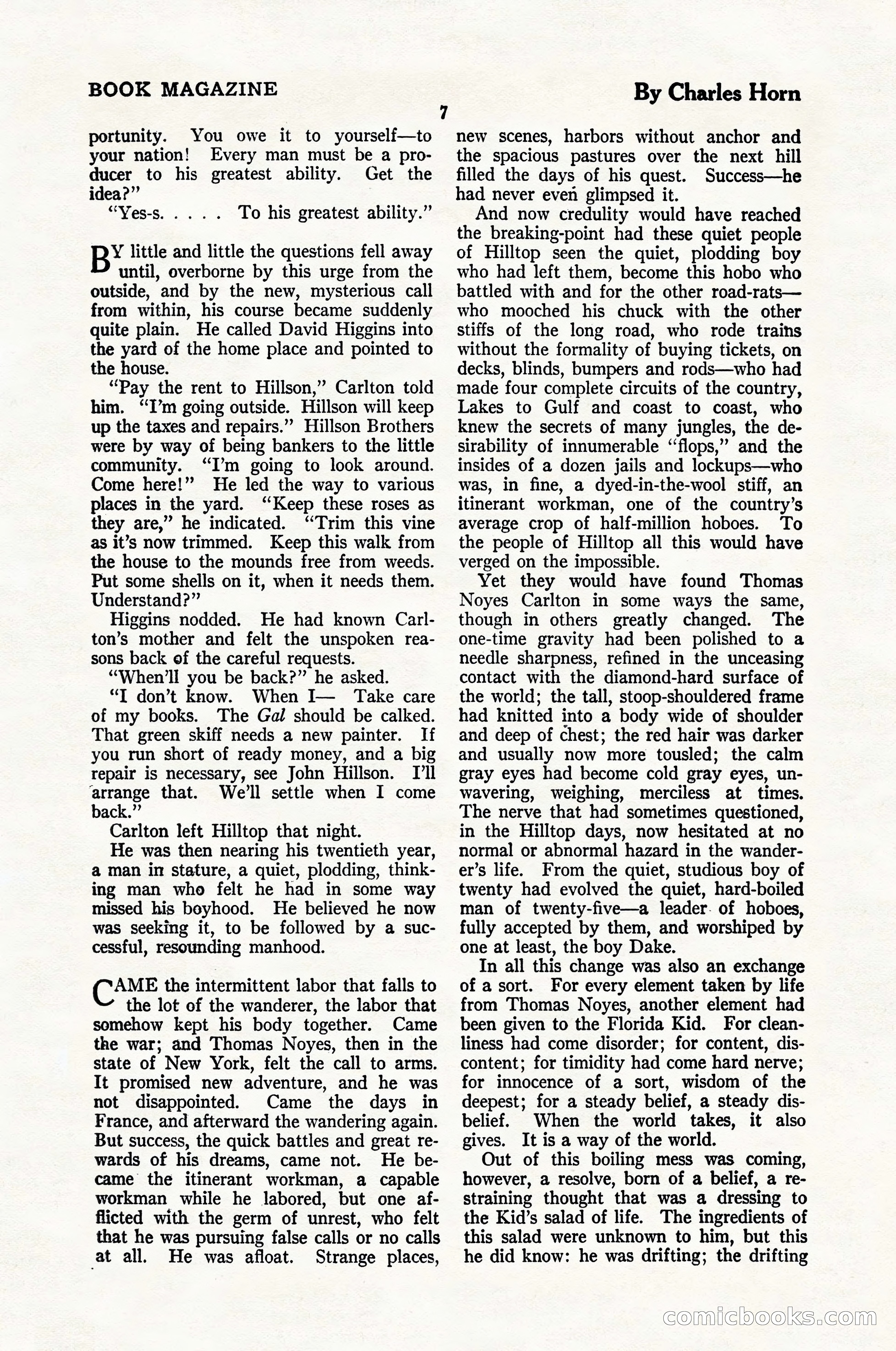 The Blue Book Magazine, January 1924 — page 13 of 216