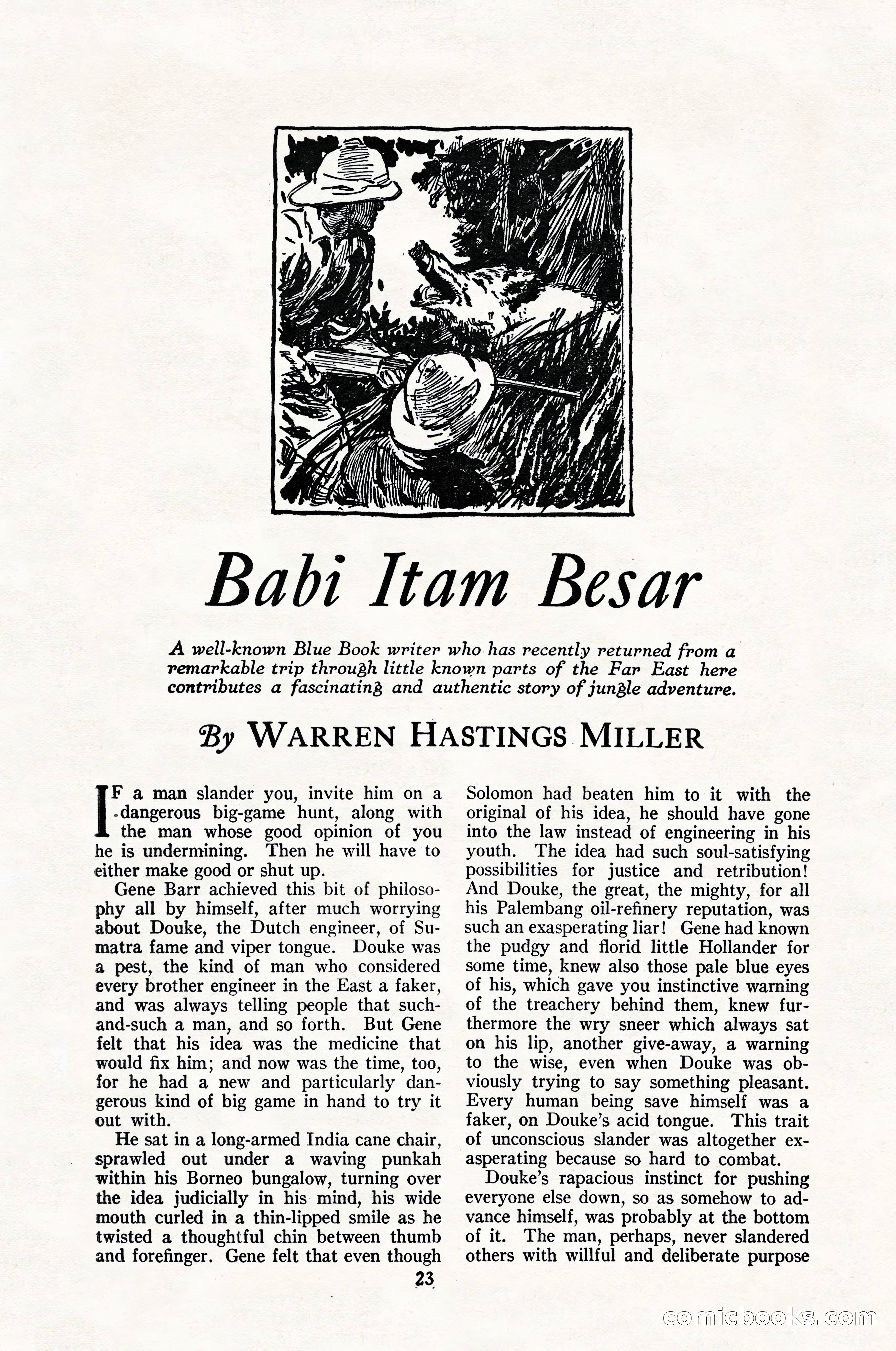 The Blue Book Magazine, January 1924 — page 29 of 216
