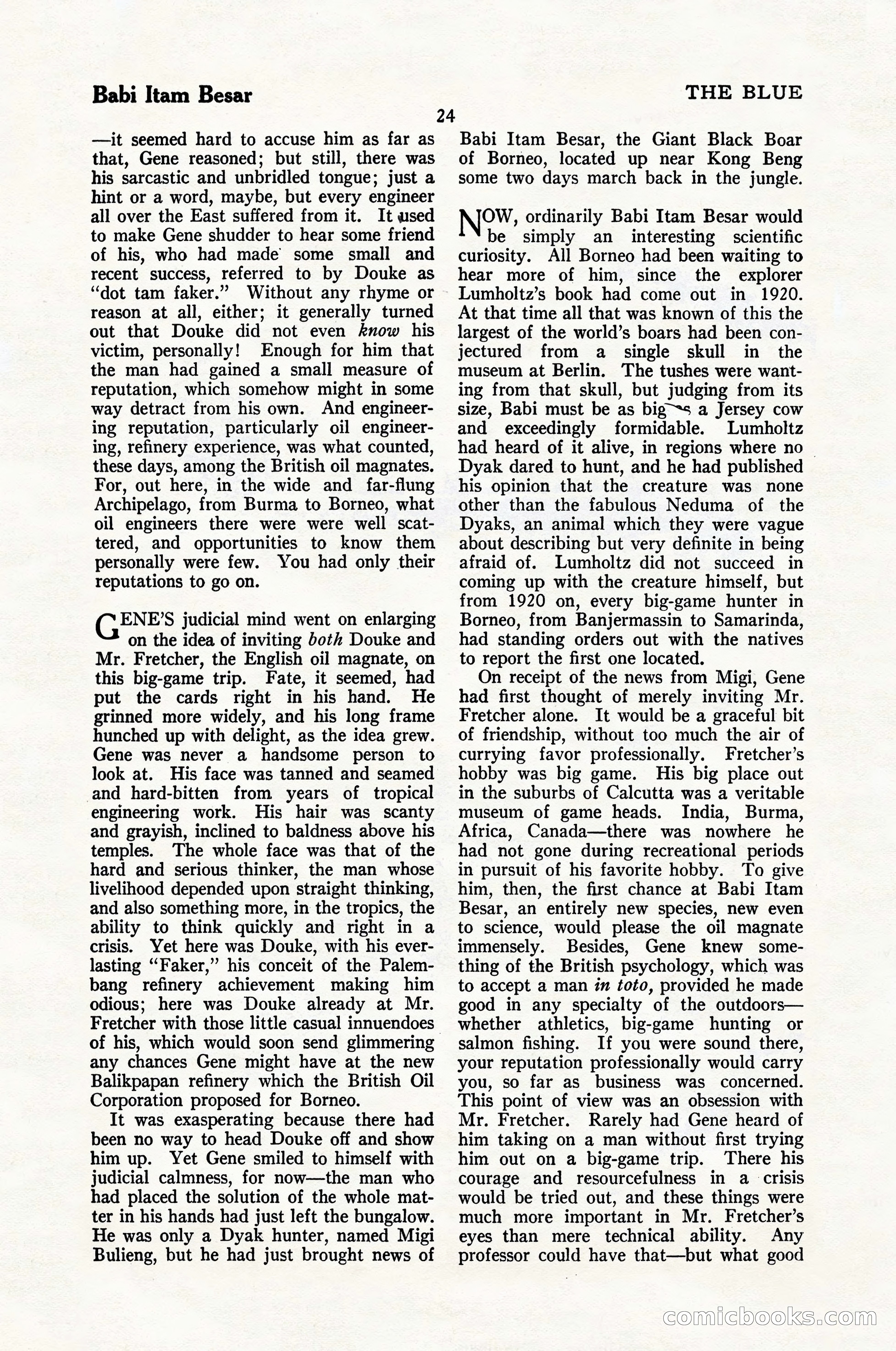 The Blue Book Magazine, January 1924 — page 30 of 216