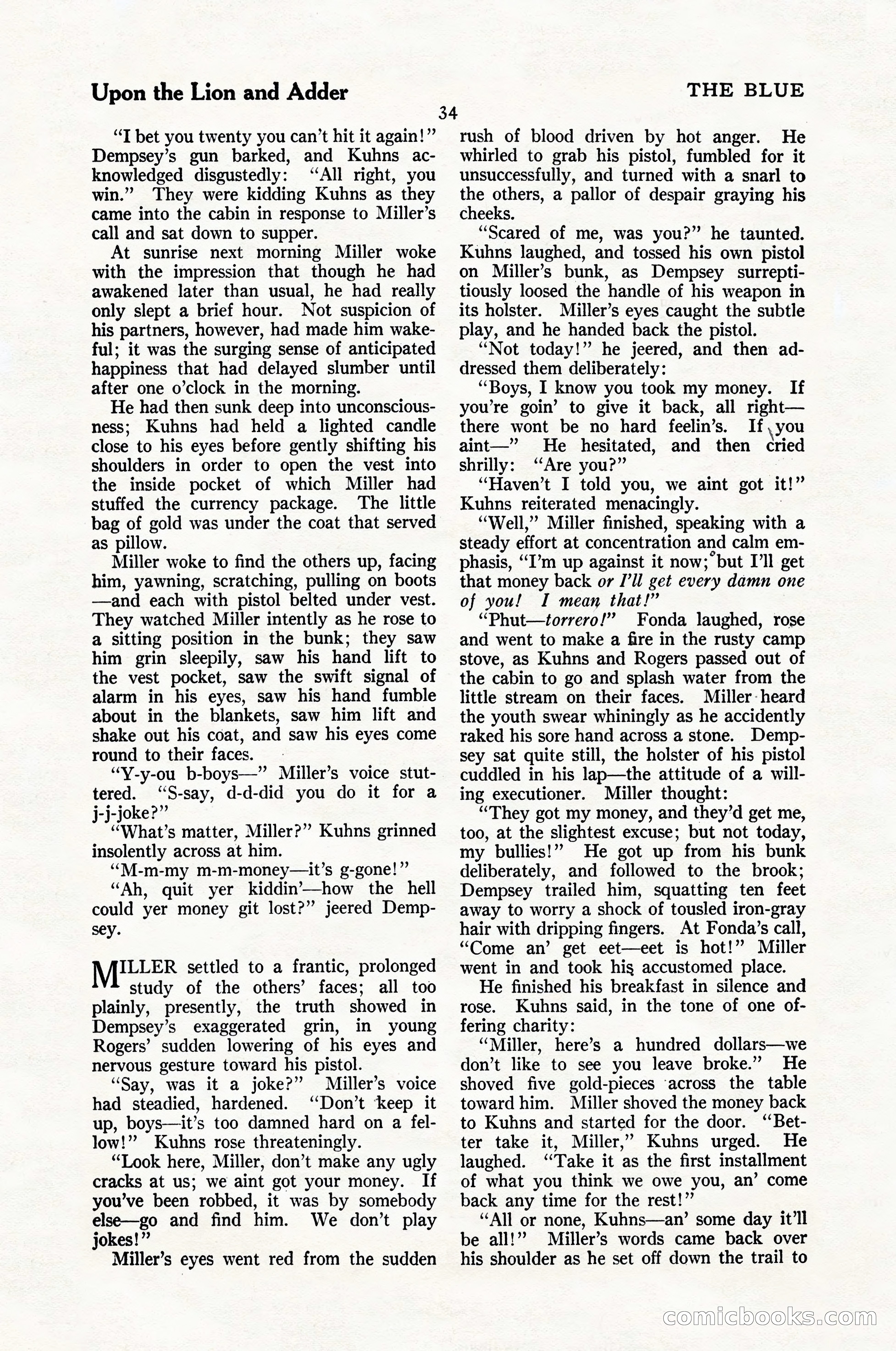 The Blue Book Magazine, January 1924 — page 40 of 216
