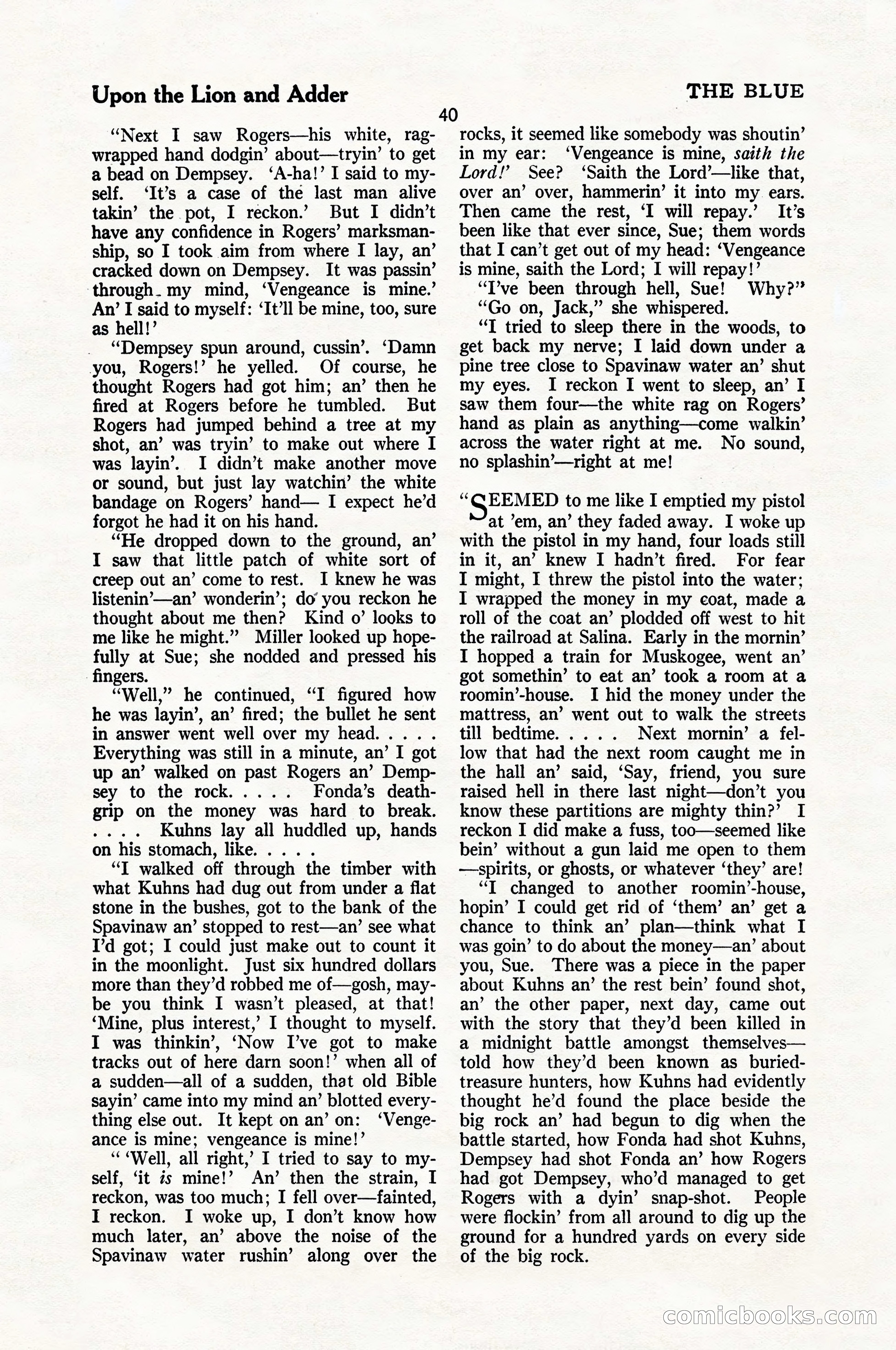 The Blue Book Magazine, January 1924 — page 46 of 216