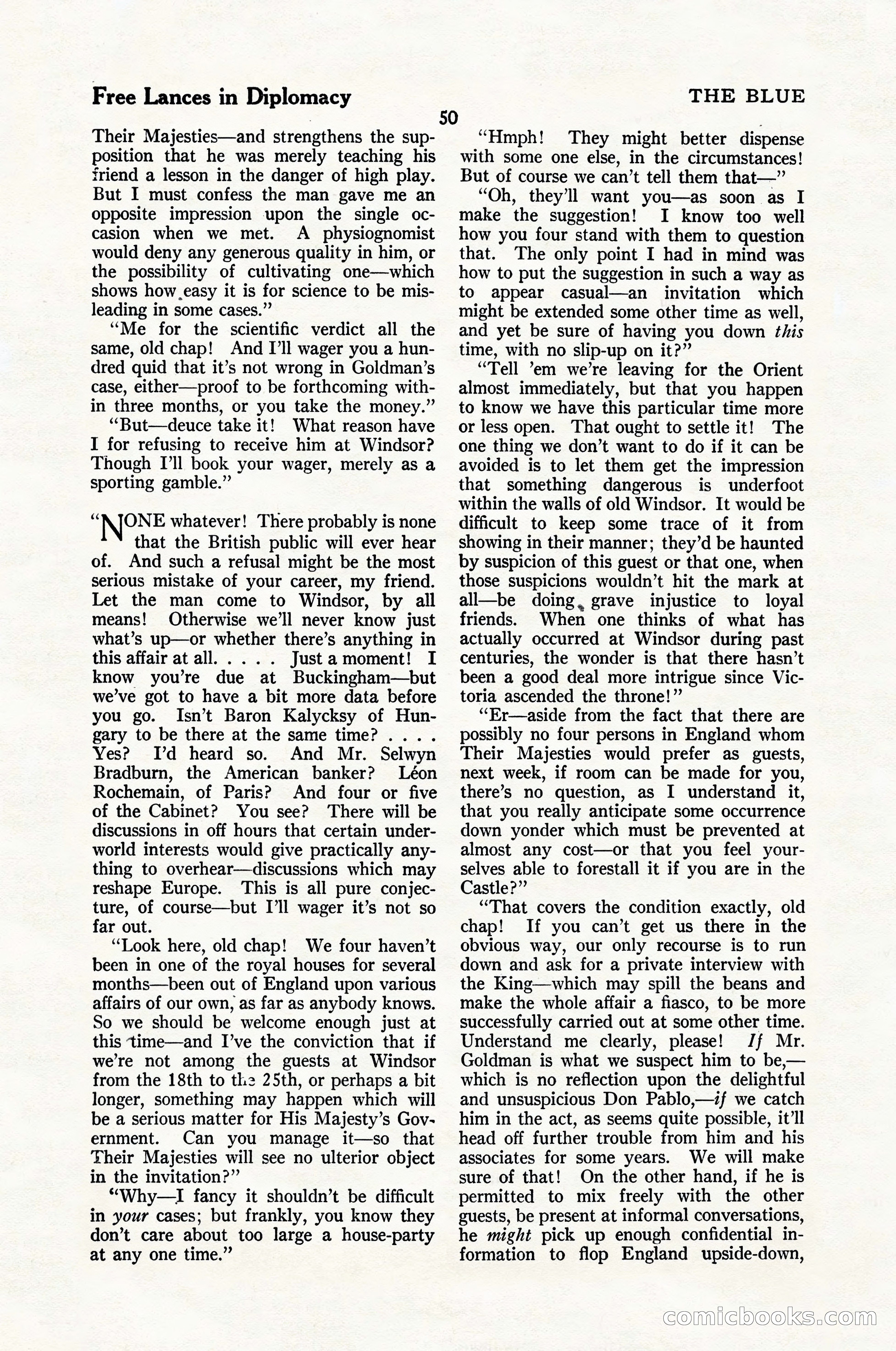 The Blue Book Magazine, January 1924 — page 56 of 216
