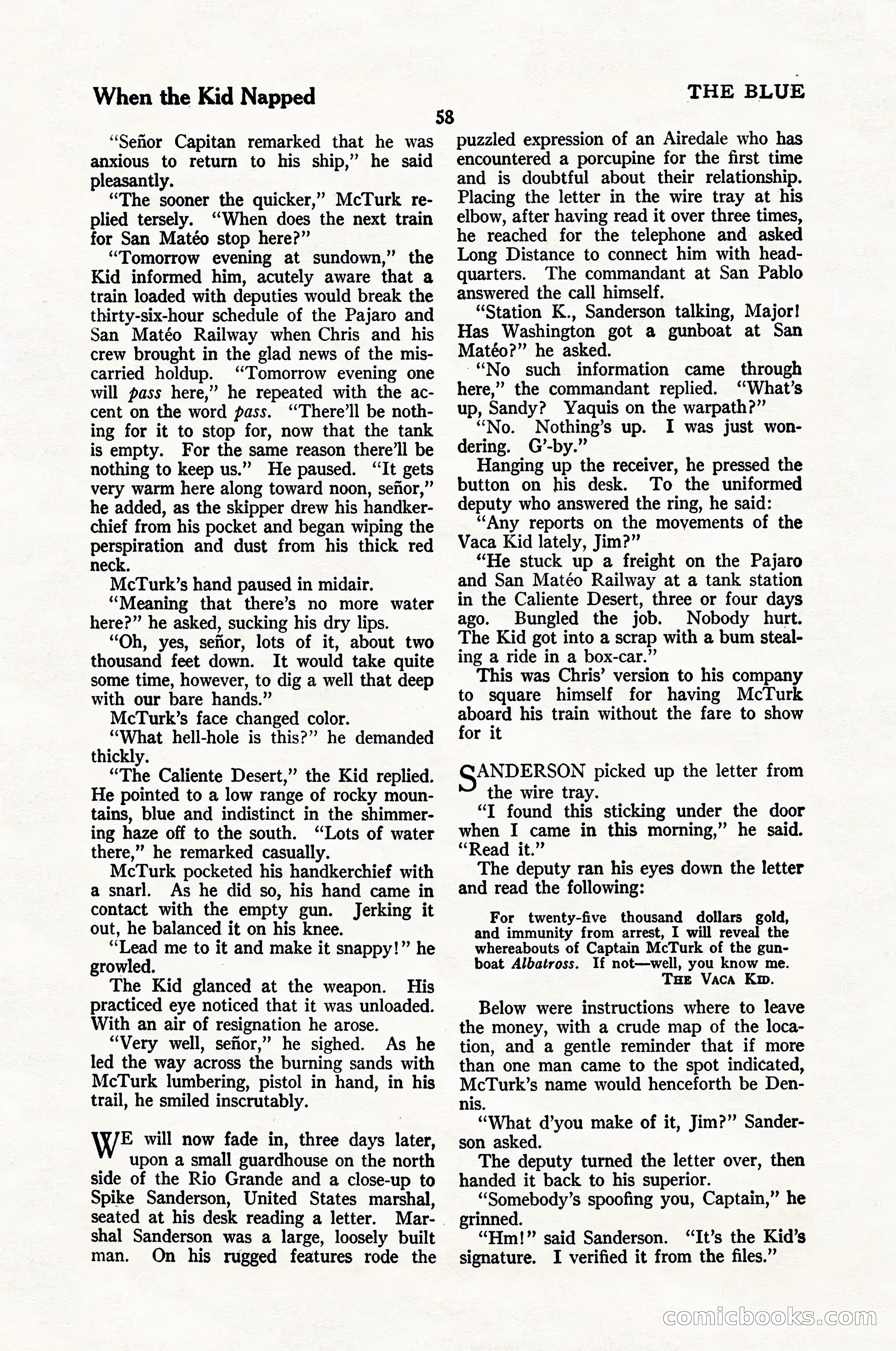 The Blue Book Magazine, January 1924 — page 64 of 216