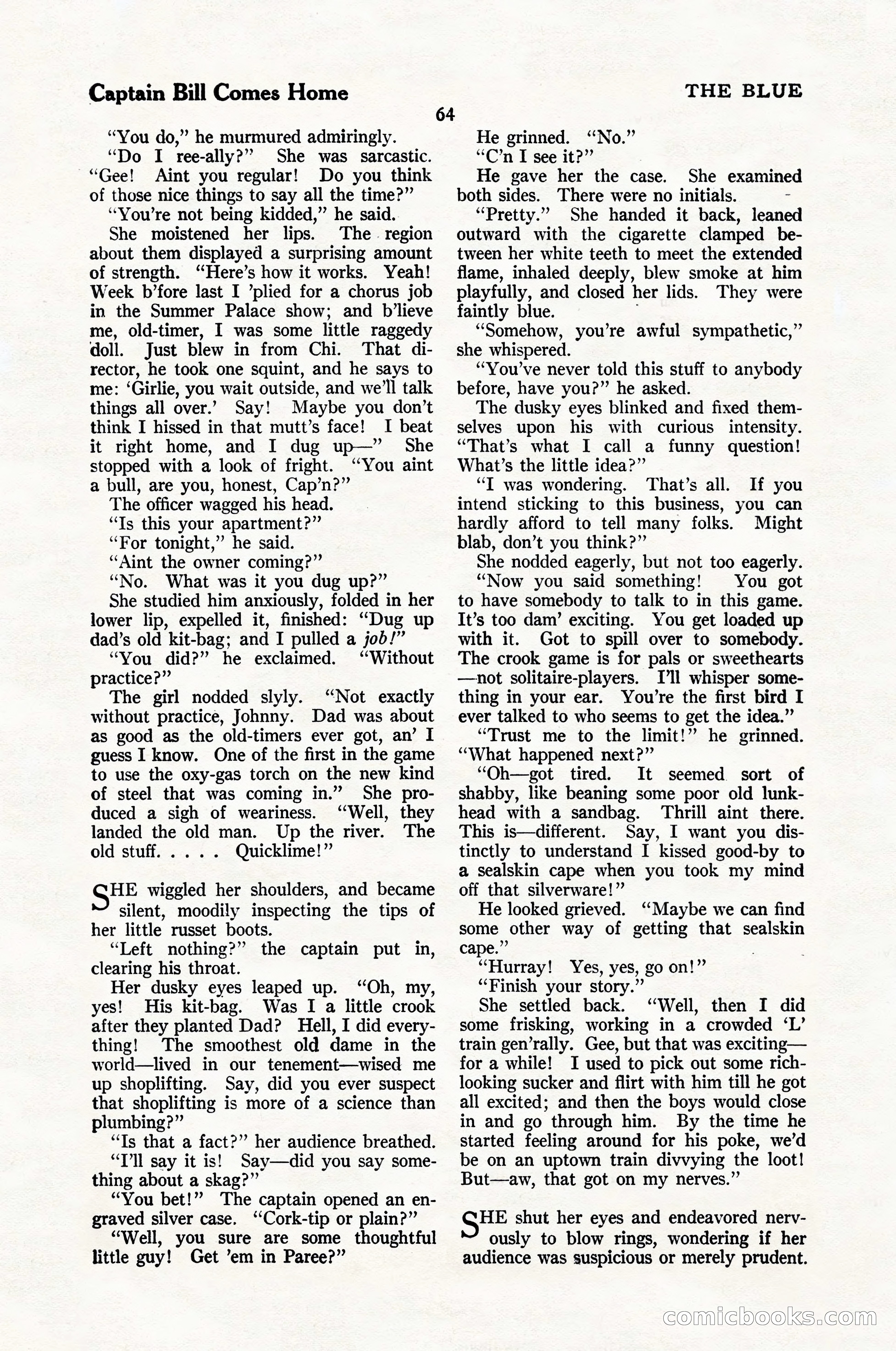 The Blue Book Magazine, January 1924 — page 70 of 216