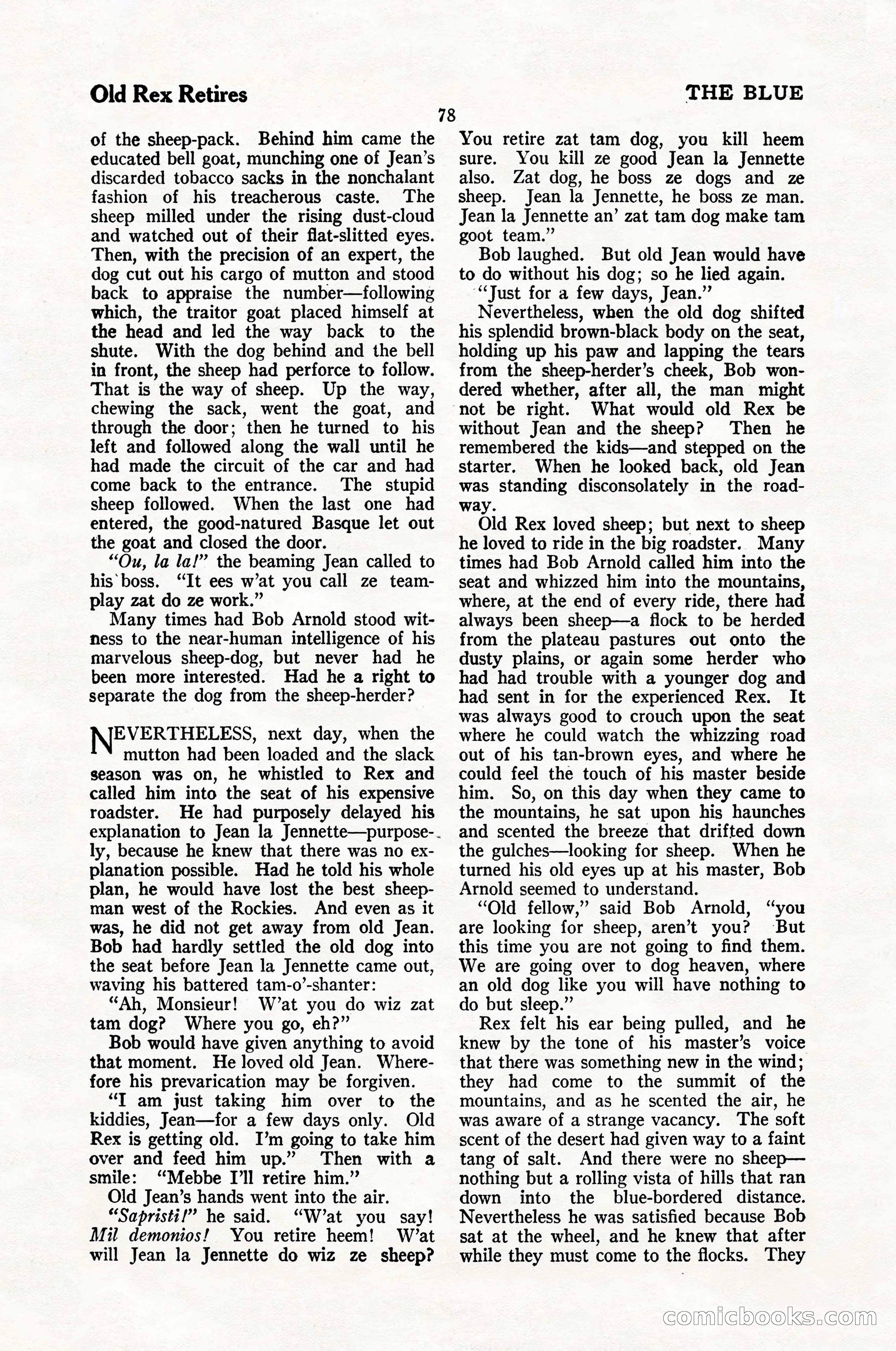 The Blue Book Magazine, January 1924 — page 84 of 216