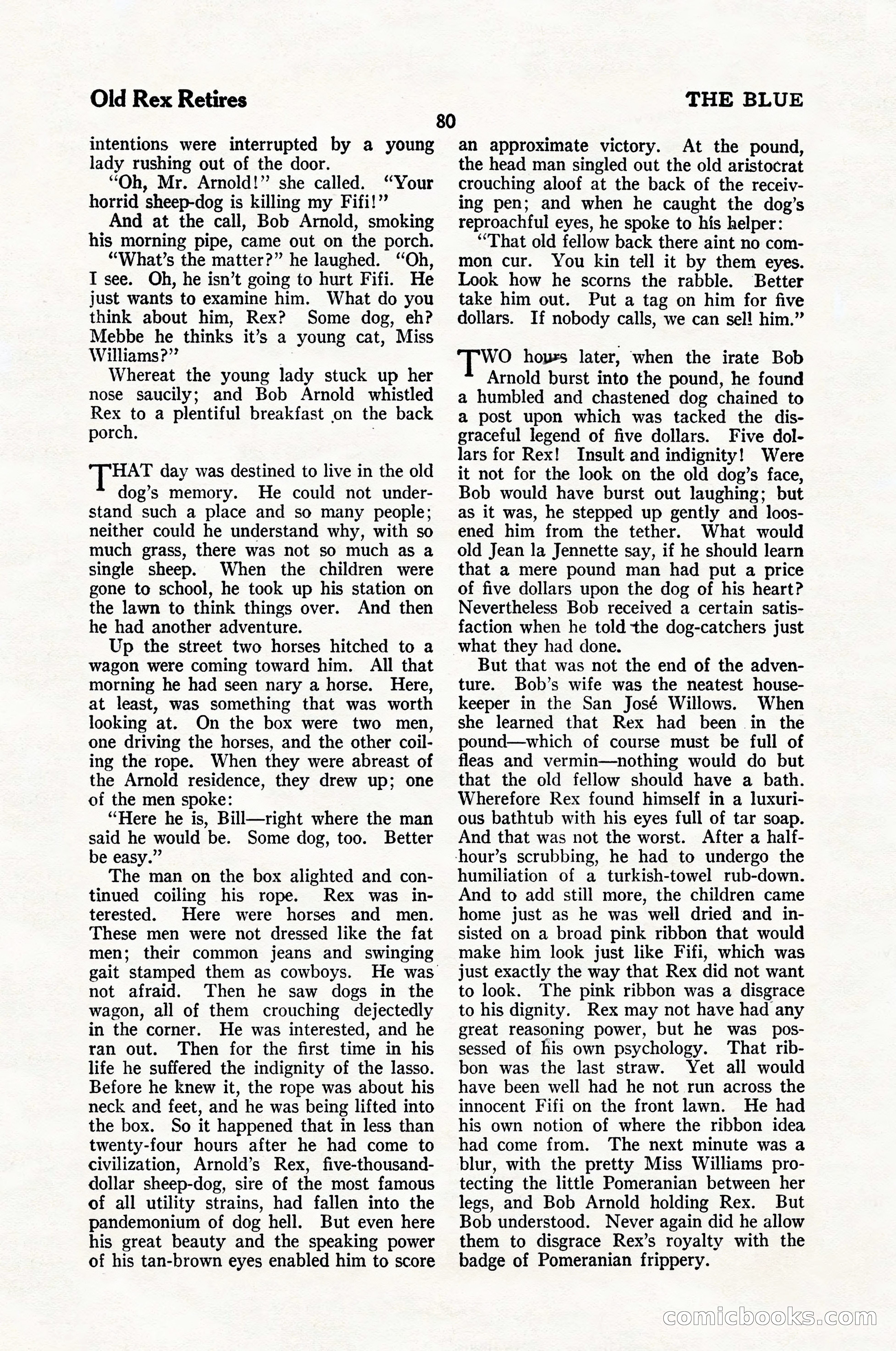 The Blue Book Magazine, January 1924 — page 86 of 216