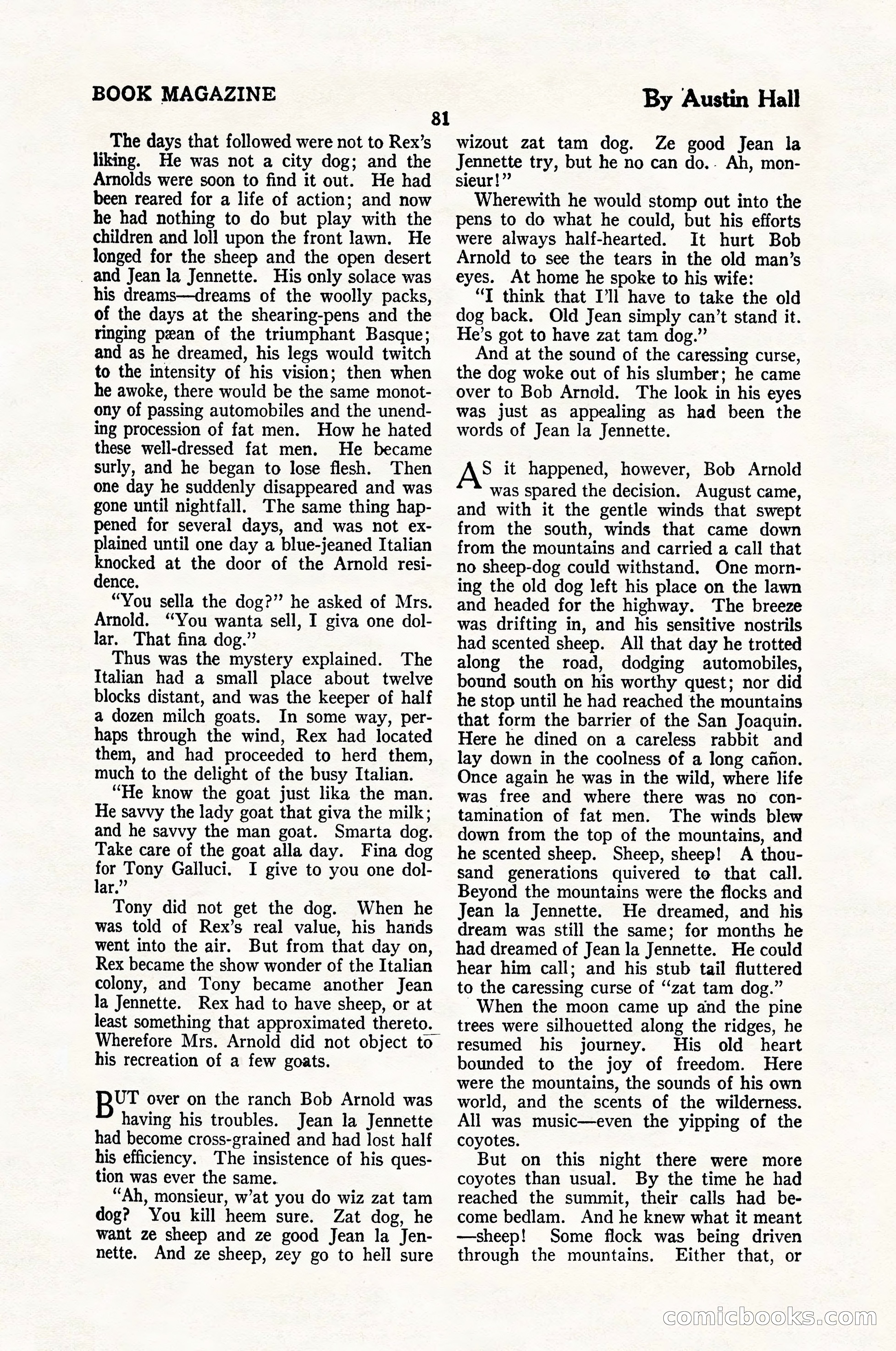 The Blue Book Magazine, January 1924 — page 87 of 216