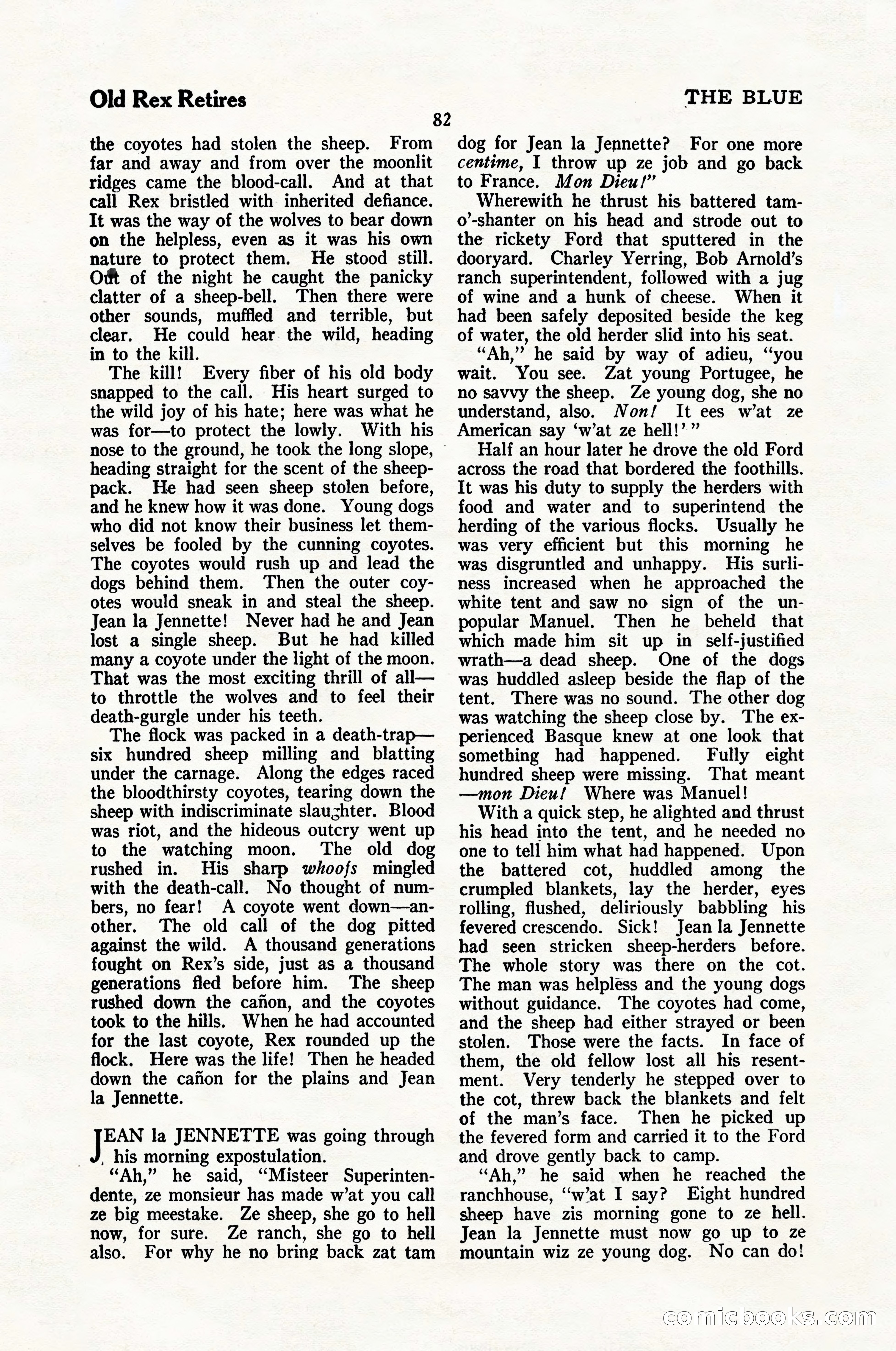 The Blue Book Magazine, January 1924 — page 88 of 216