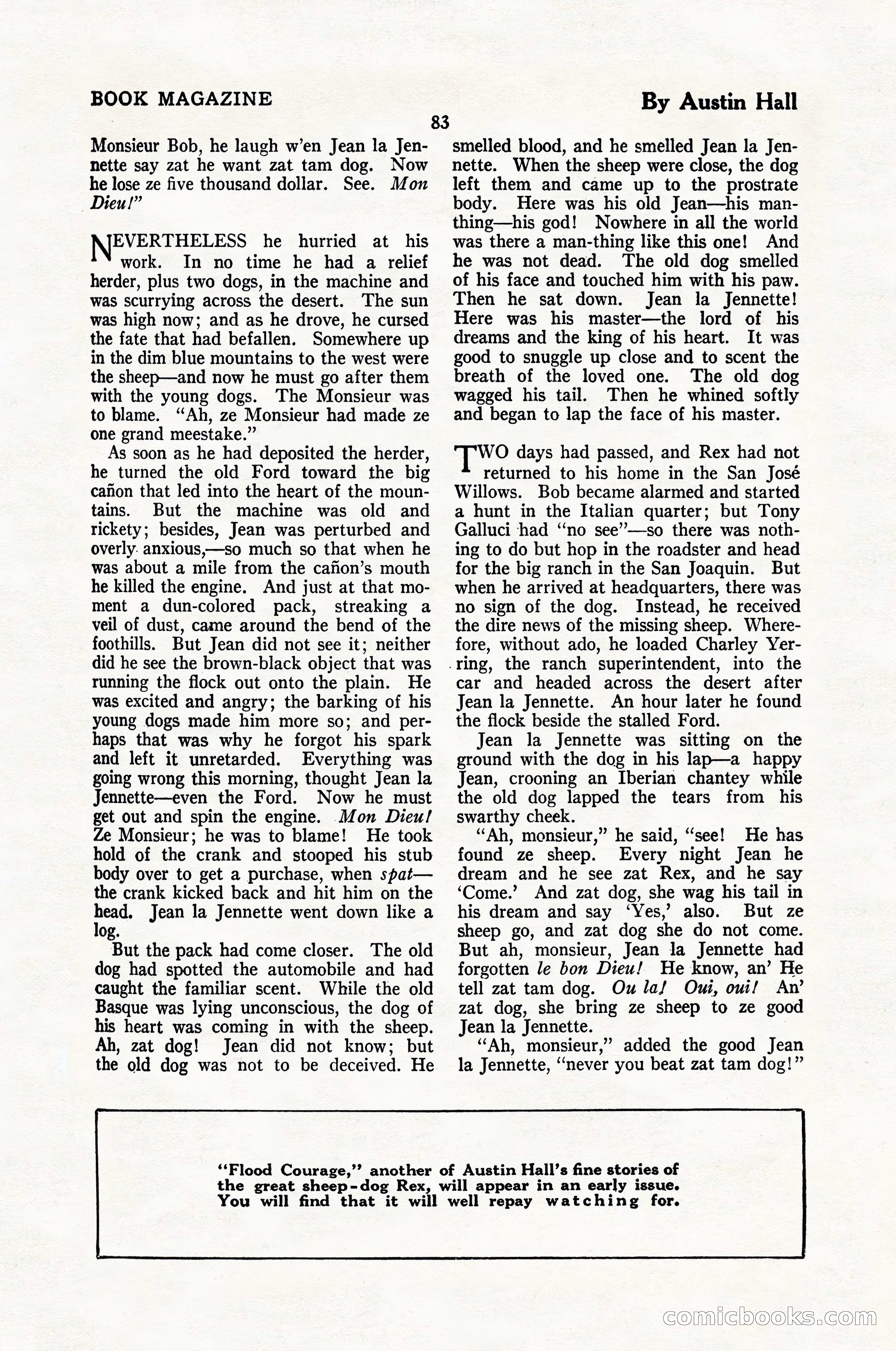 The Blue Book Magazine, January 1924 — page 89 of 216