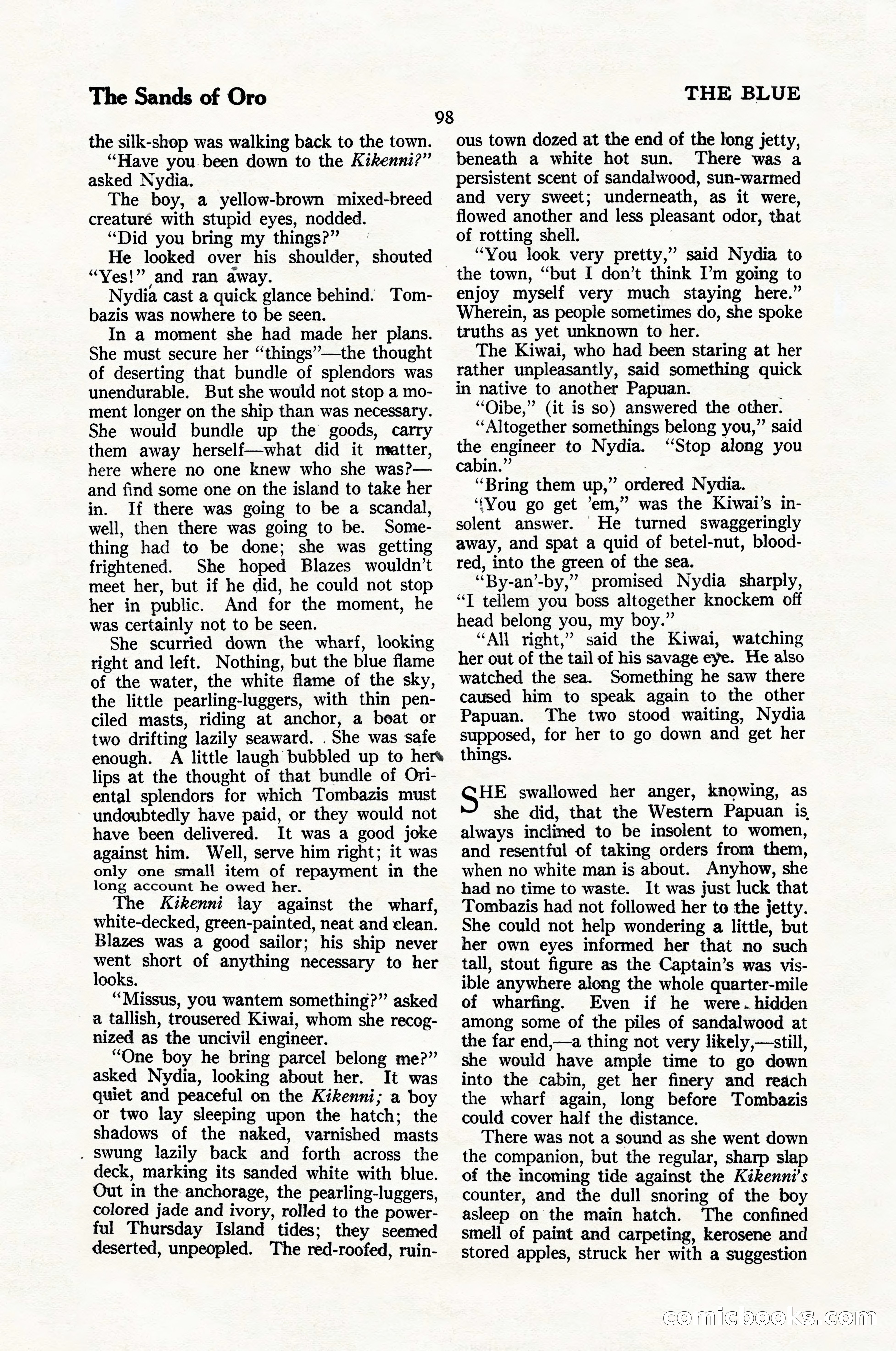 The Blue Book Magazine, January 1924 — page 104 of 216