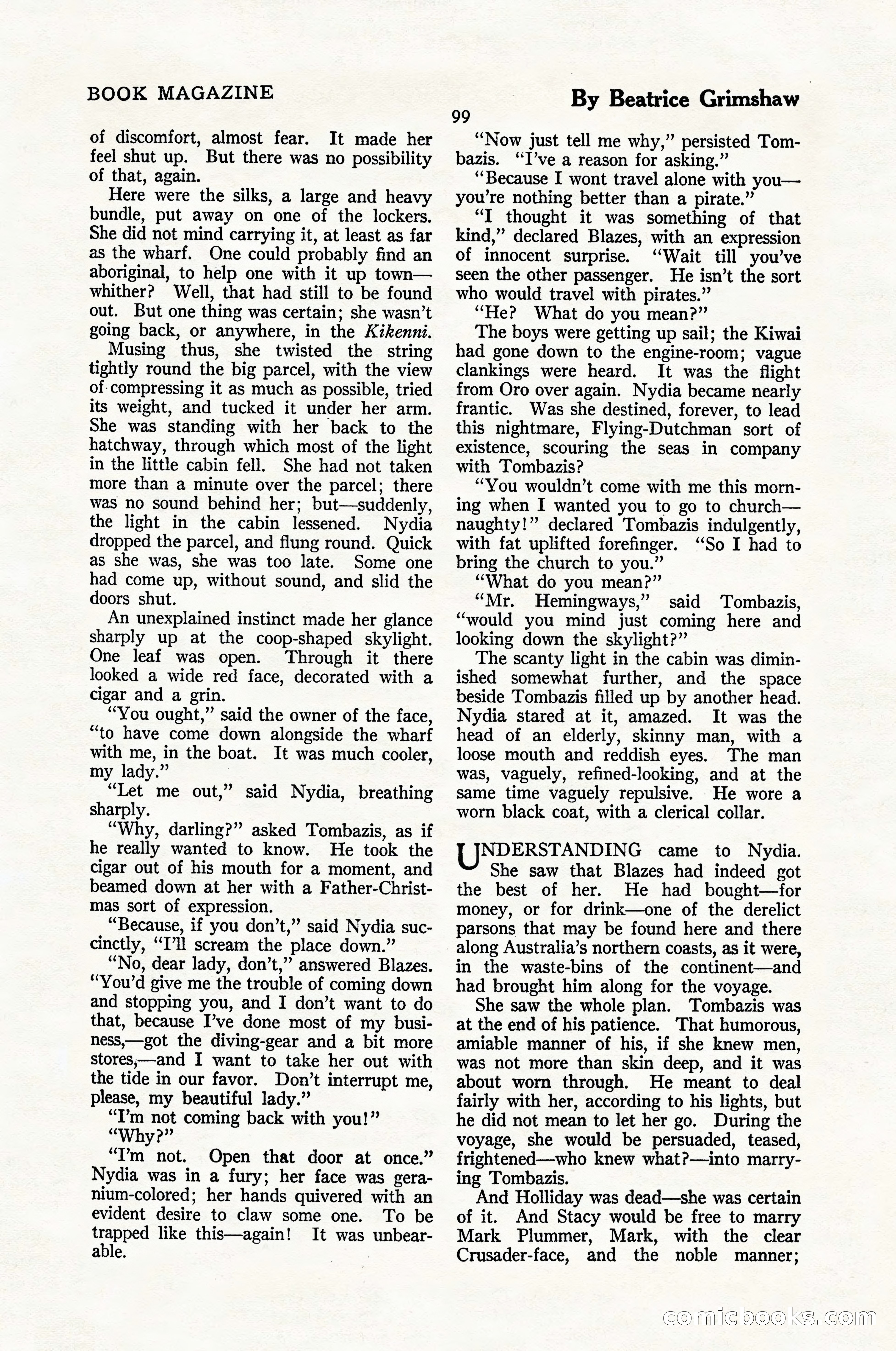 The Blue Book Magazine, January 1924 — page 105 of 216