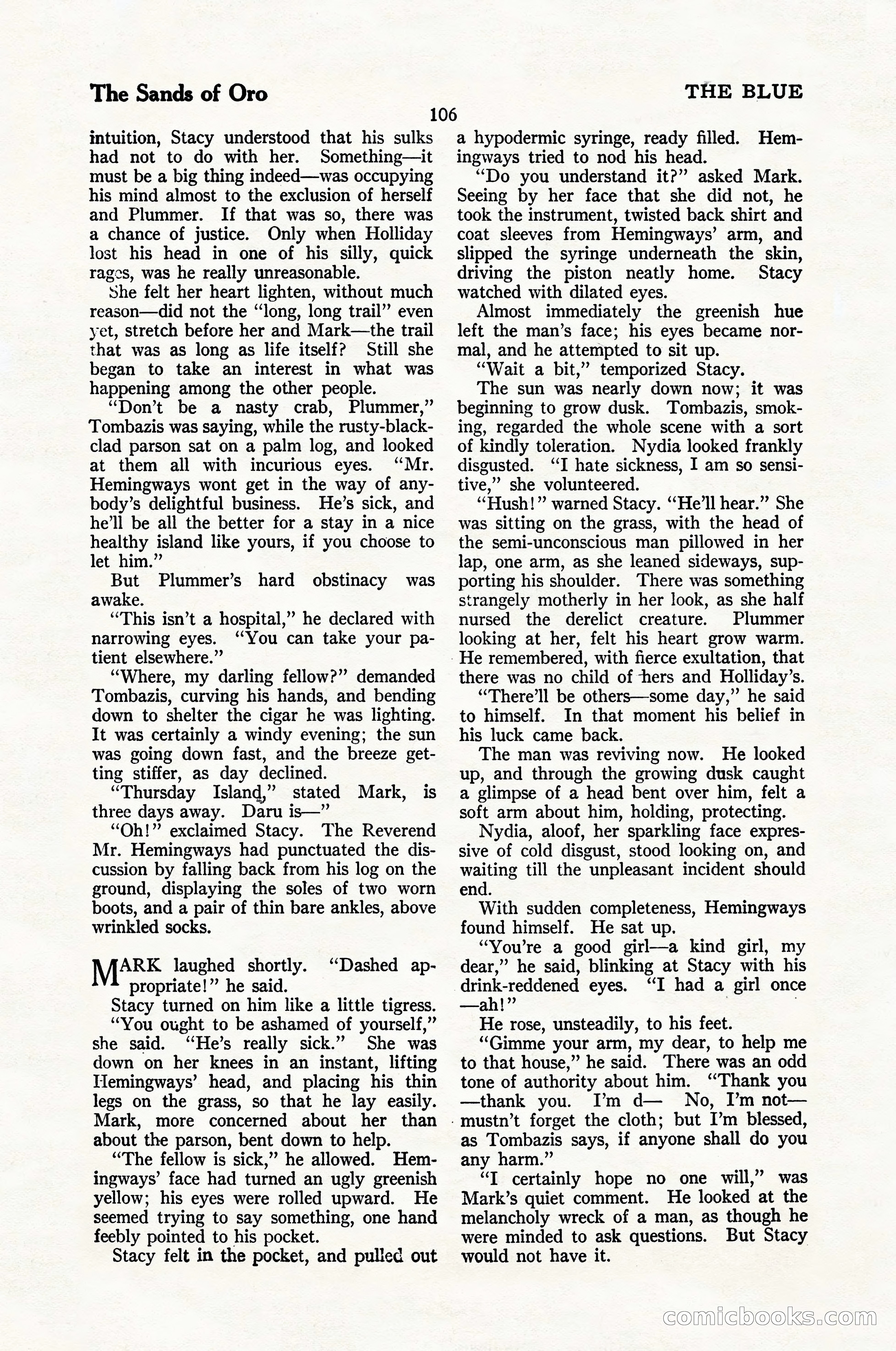 The Blue Book Magazine, January 1924 — page 112 of 216