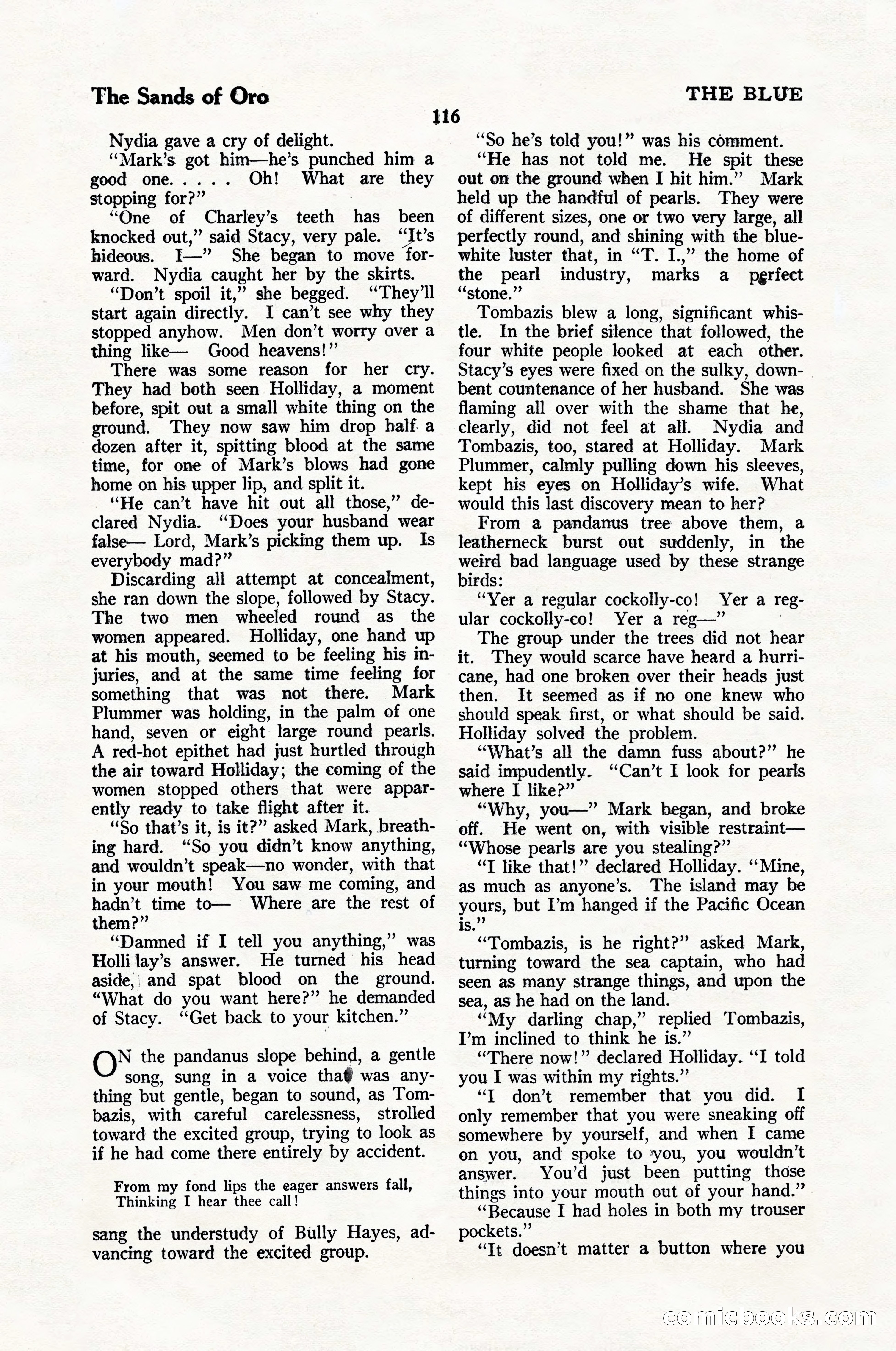 The Blue Book Magazine, January 1924 — page 122 of 216