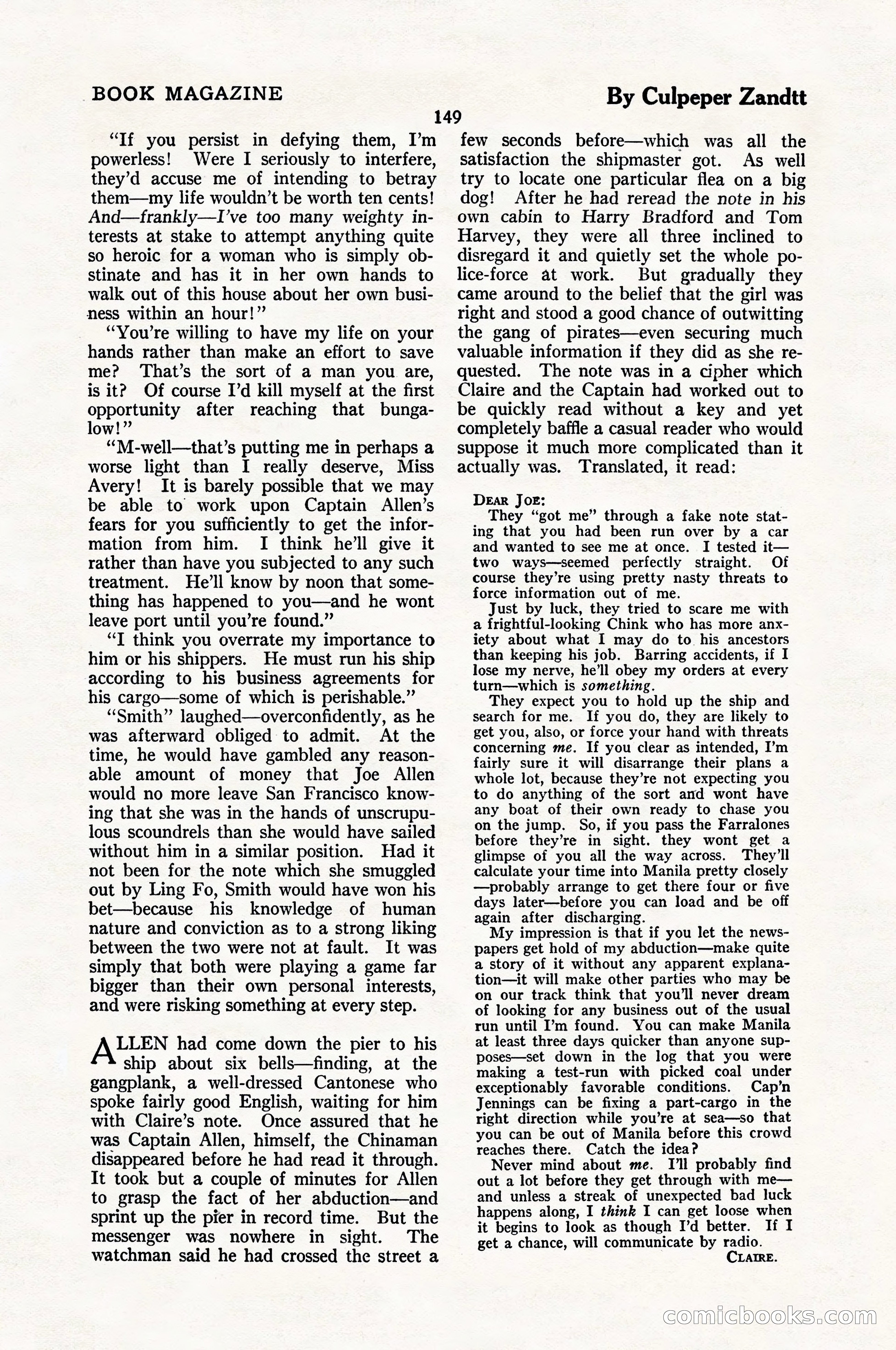 The Blue Book Magazine, January 1924 — page 155 of 216