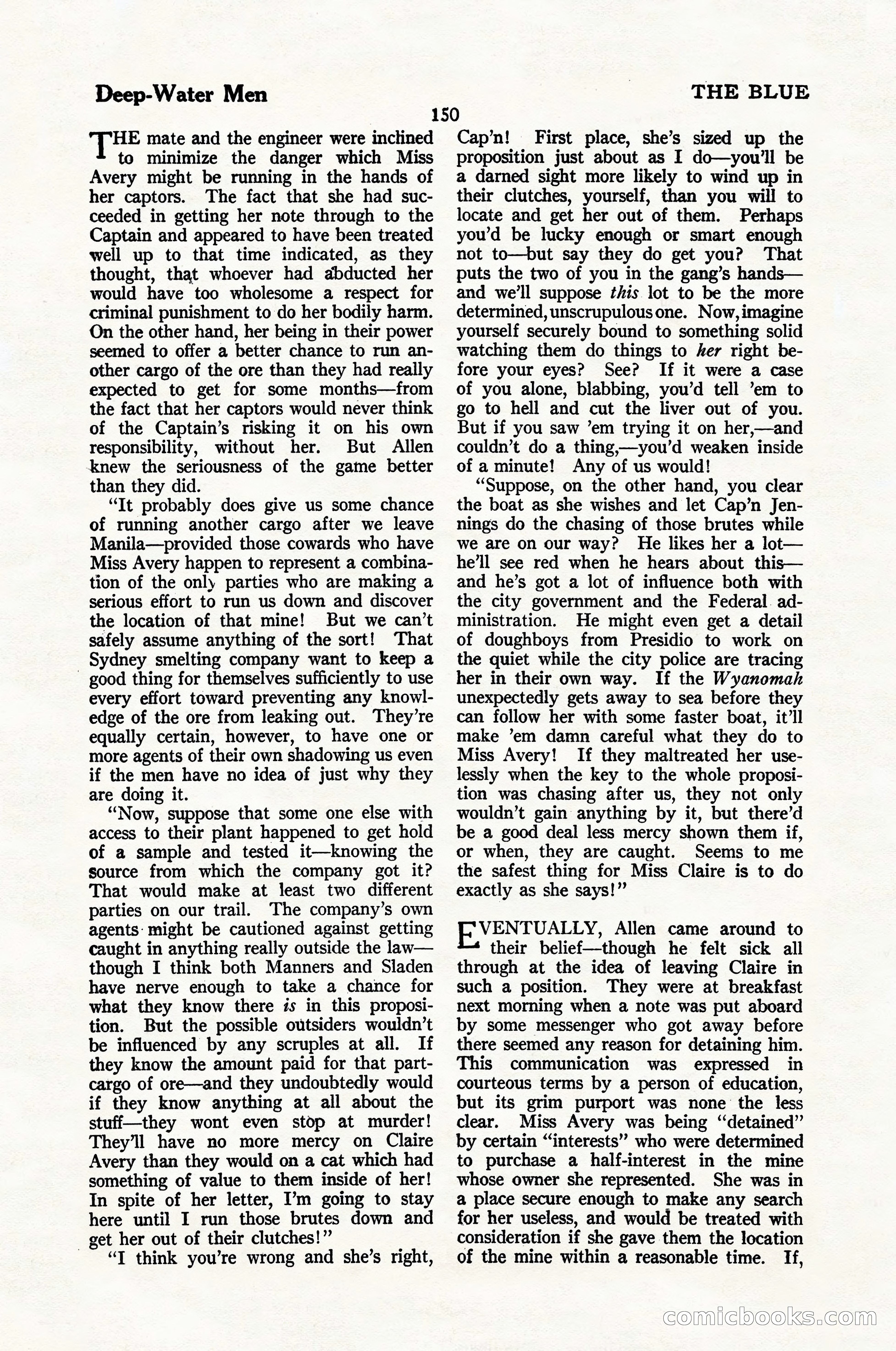 The Blue Book Magazine, January 1924 — page 156 of 216