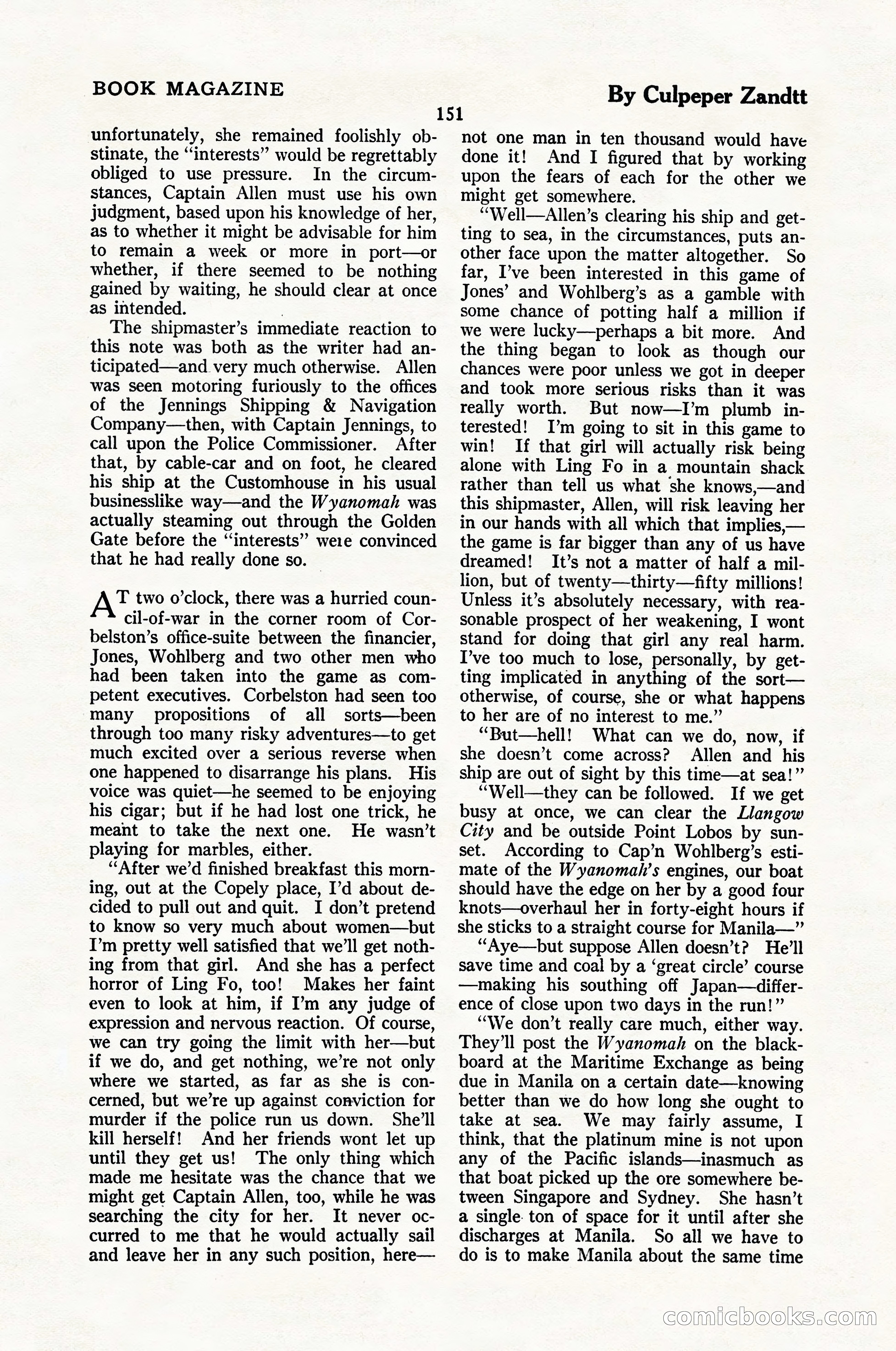 The Blue Book Magazine, January 1924 — page 157 of 216