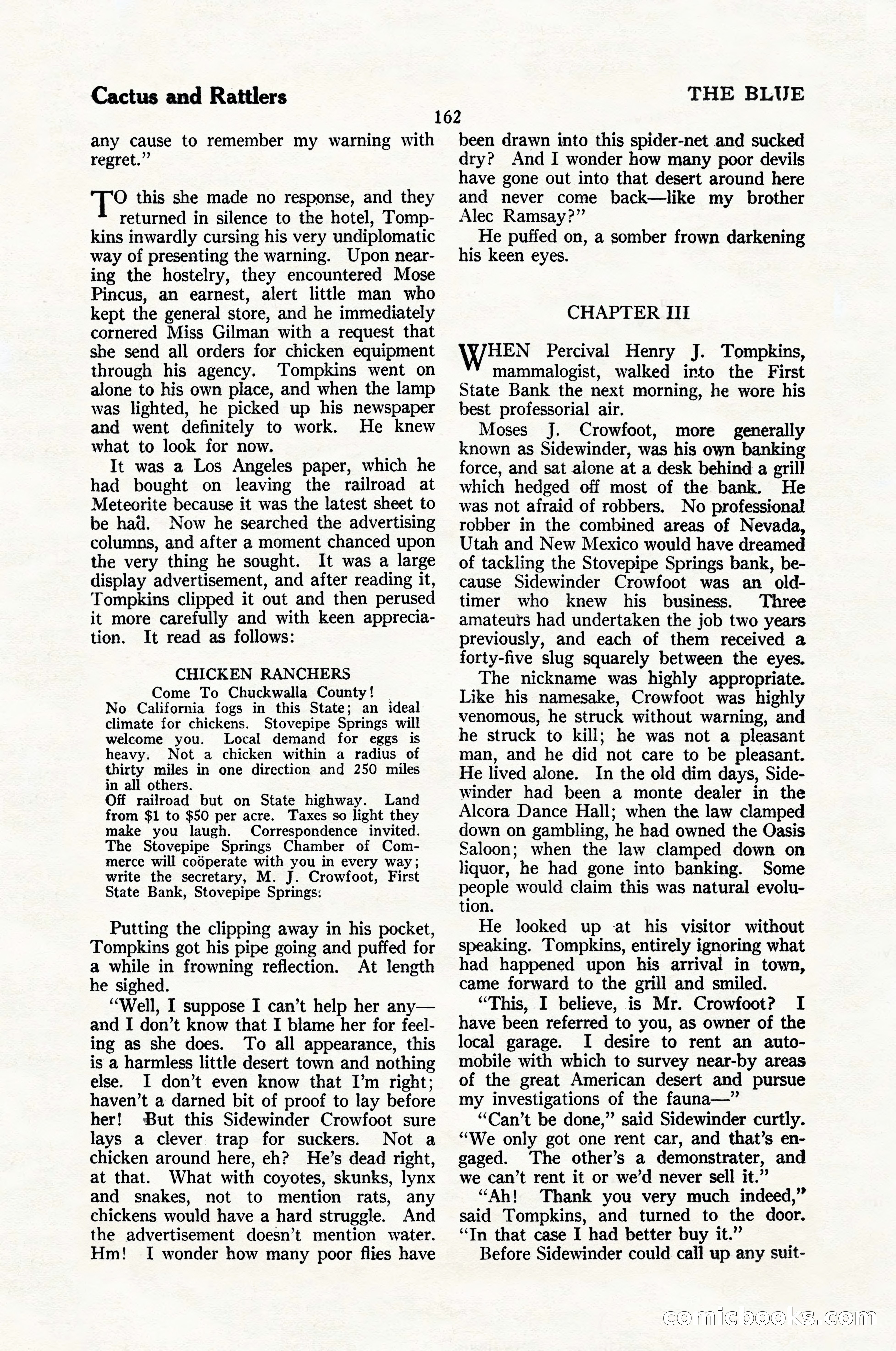 The Blue Book Magazine, January 1924 — page 168 of 216