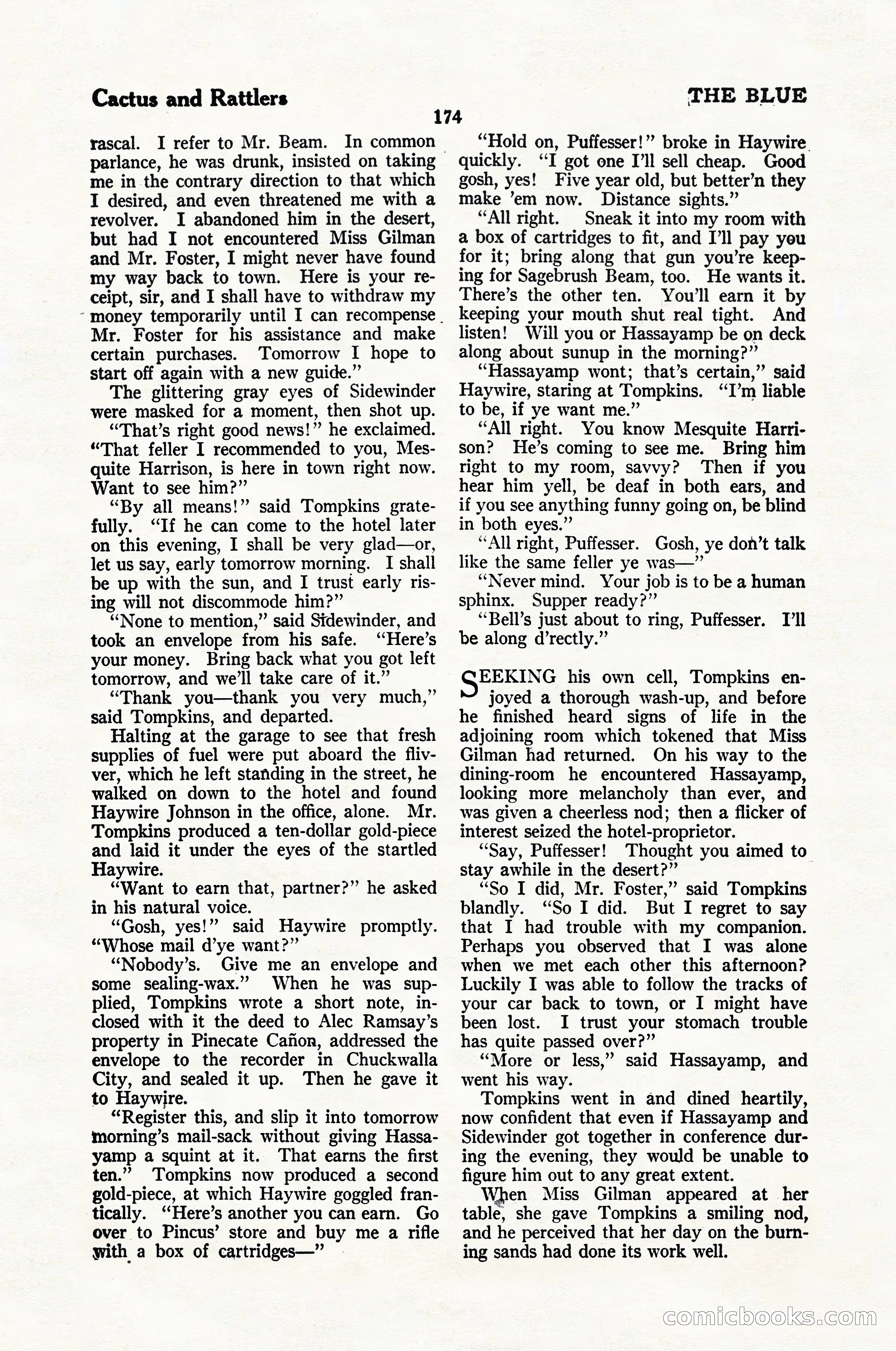 The Blue Book Magazine, January 1924 — page 180 of 216