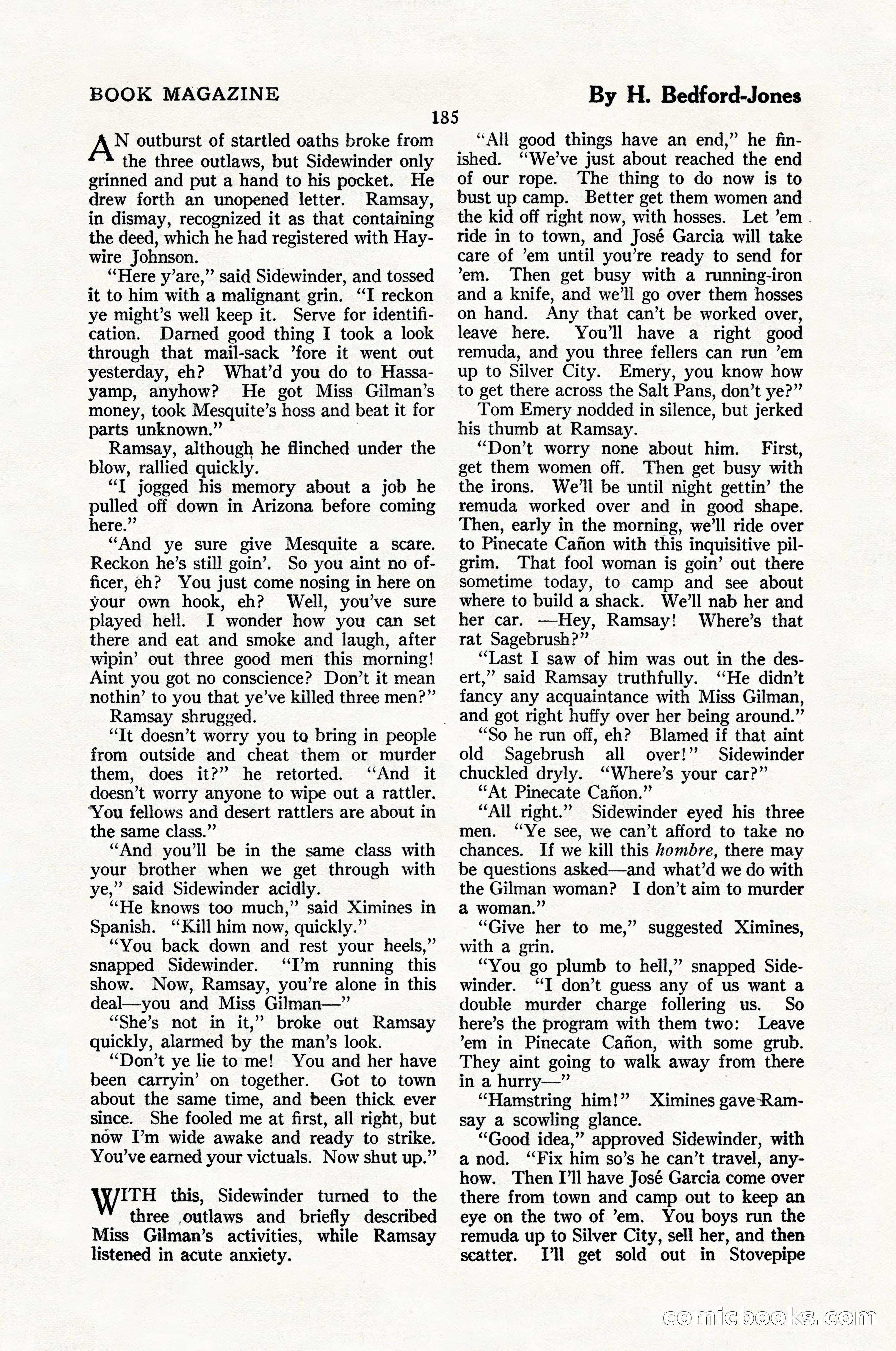 The Blue Book Magazine, January 1924 — page 191 of 216