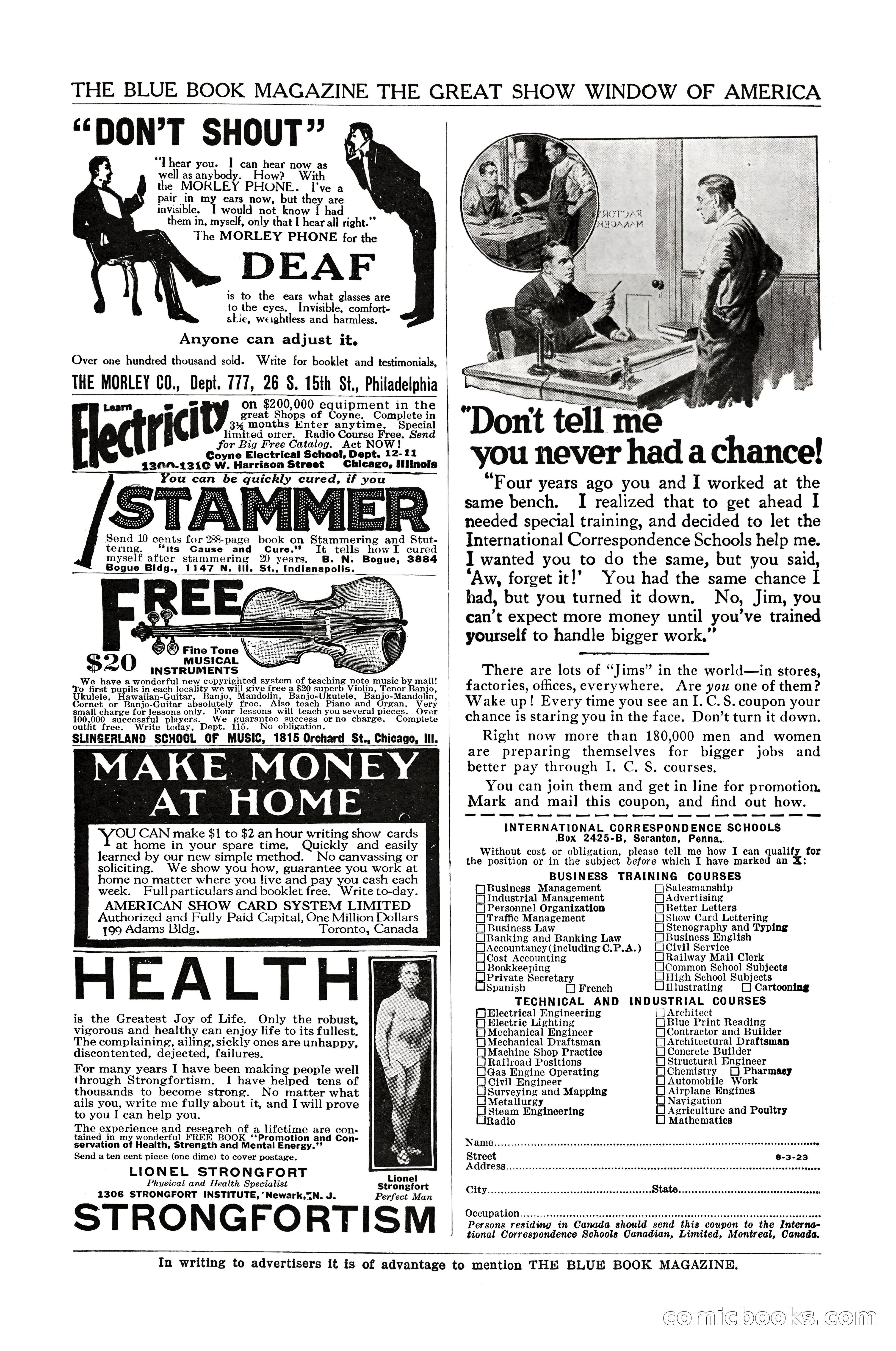 The Blue Book Magazine, January 1924 — page 211 of 216