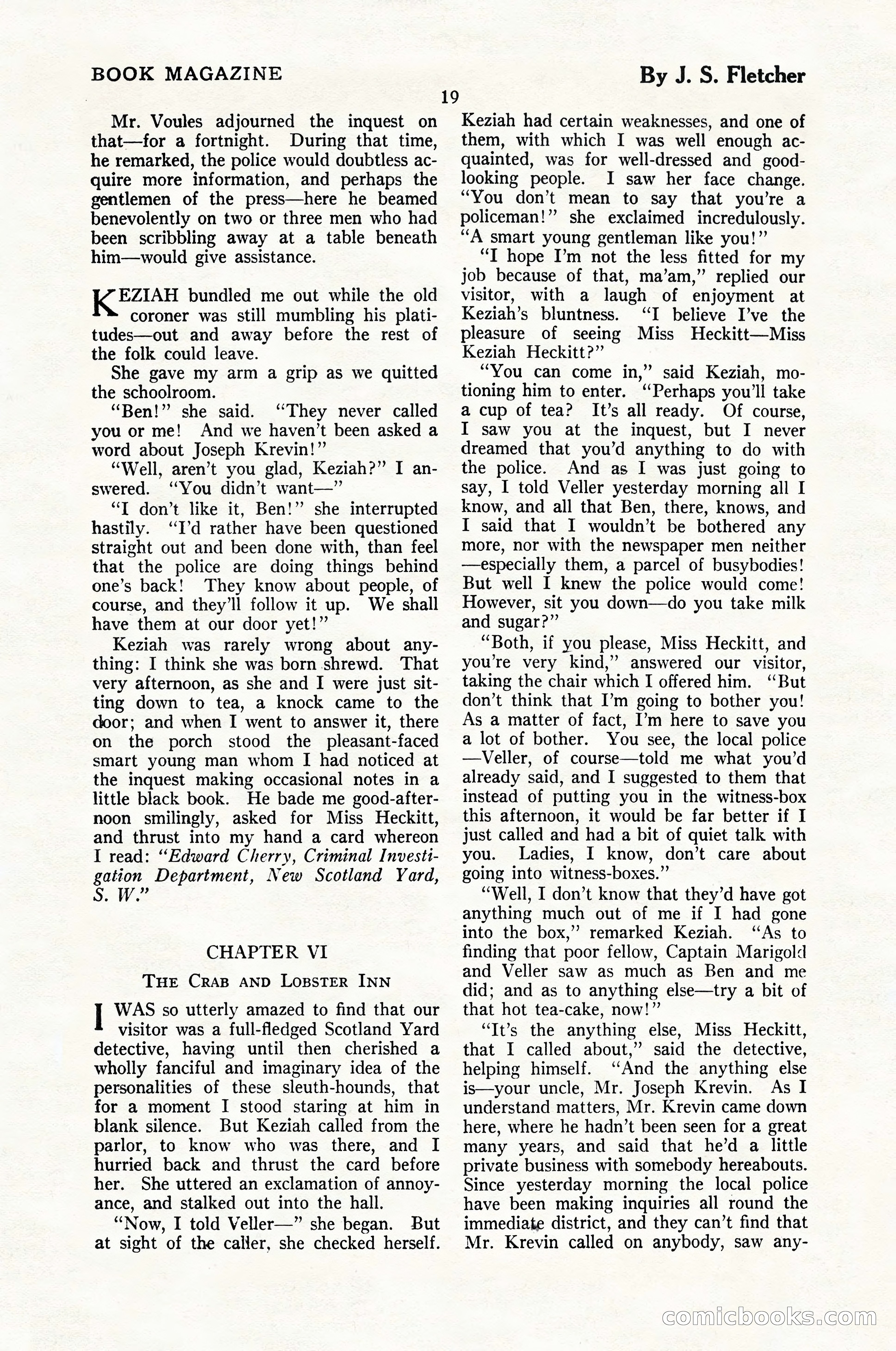 The Blue Book Magazine, May 1924 — page 21 of 196