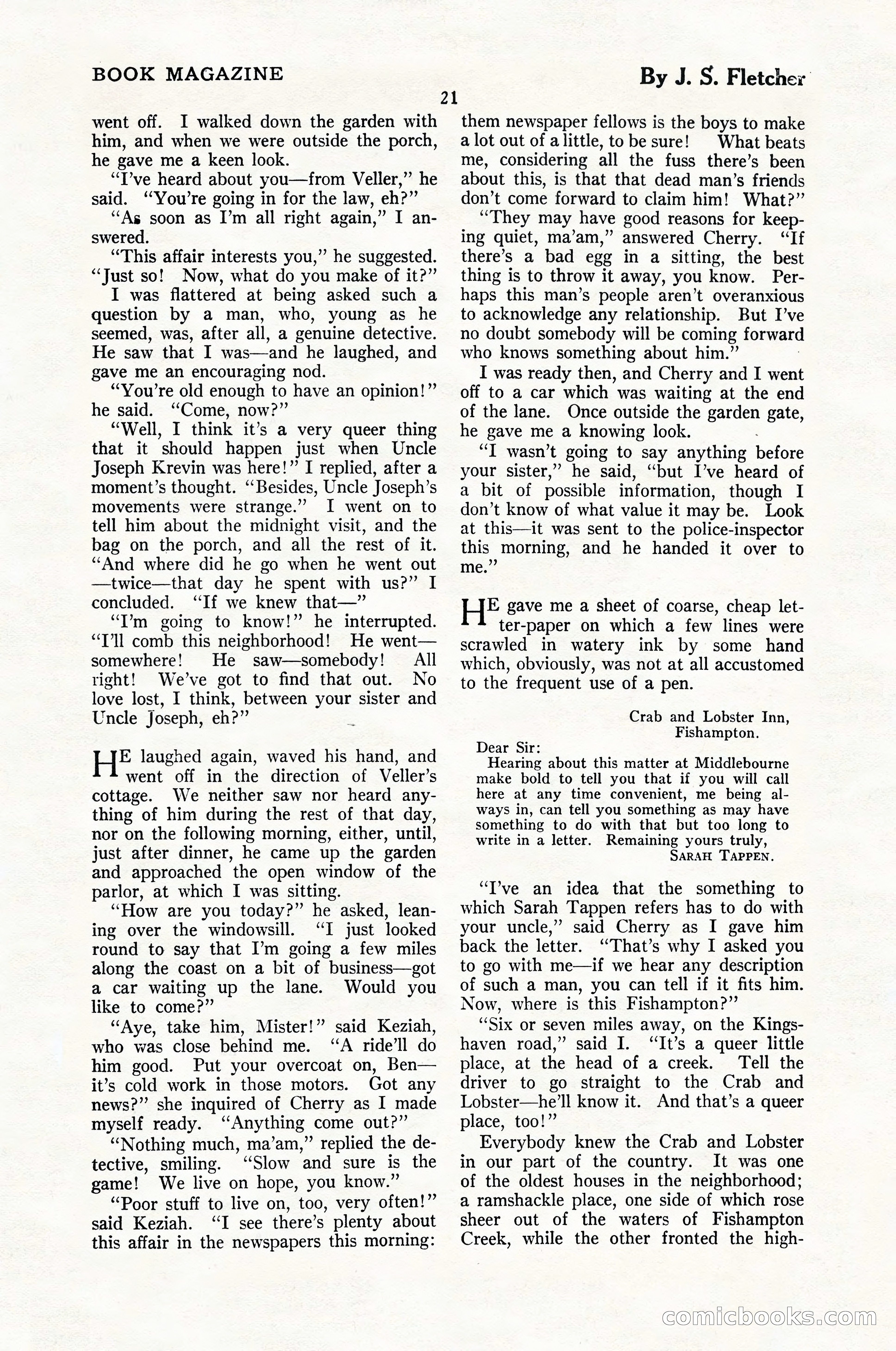 The Blue Book Magazine, May 1924 — page 23 of 196