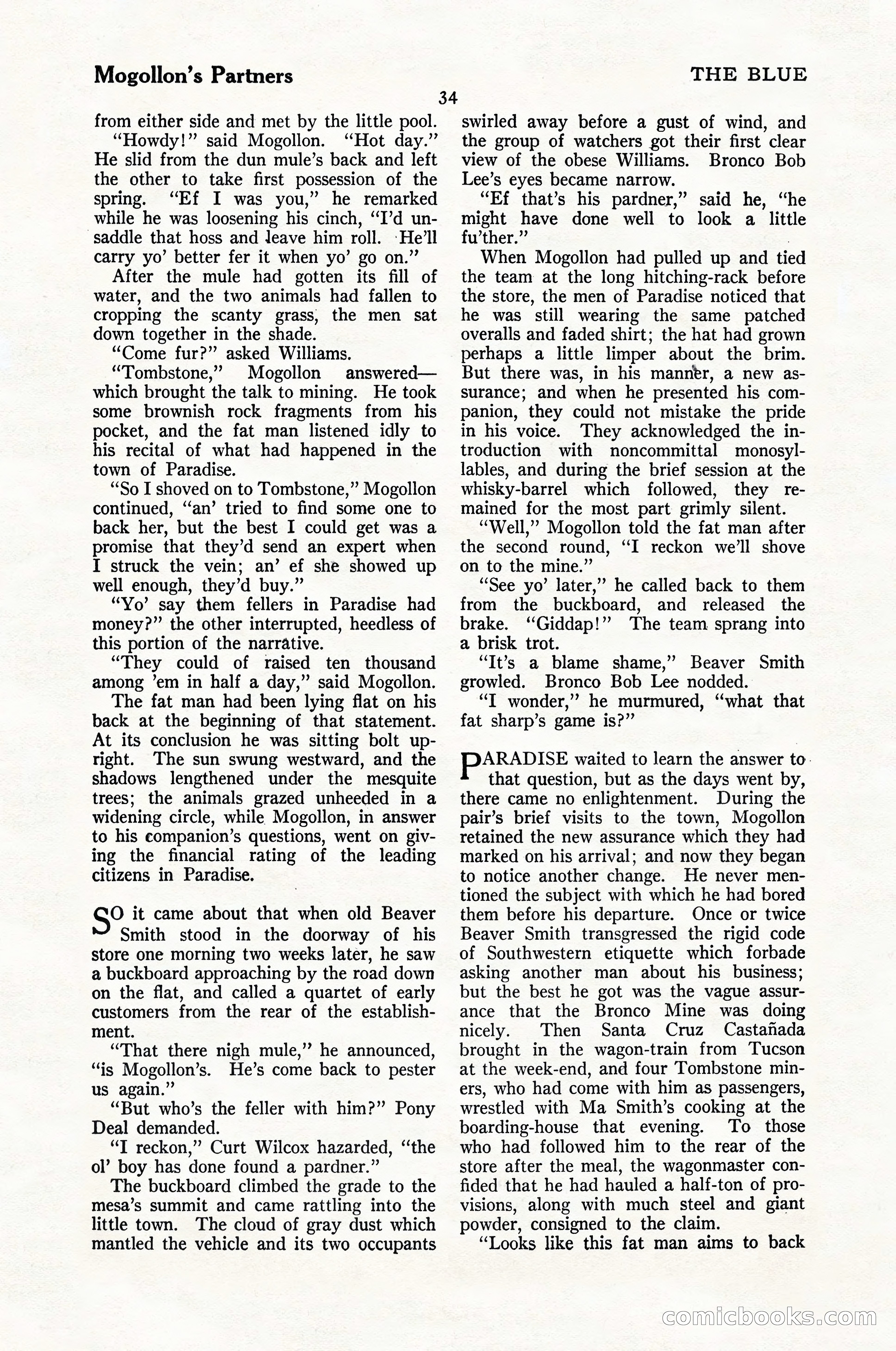 The Blue Book Magazine, May 1924 — page 36 of 196