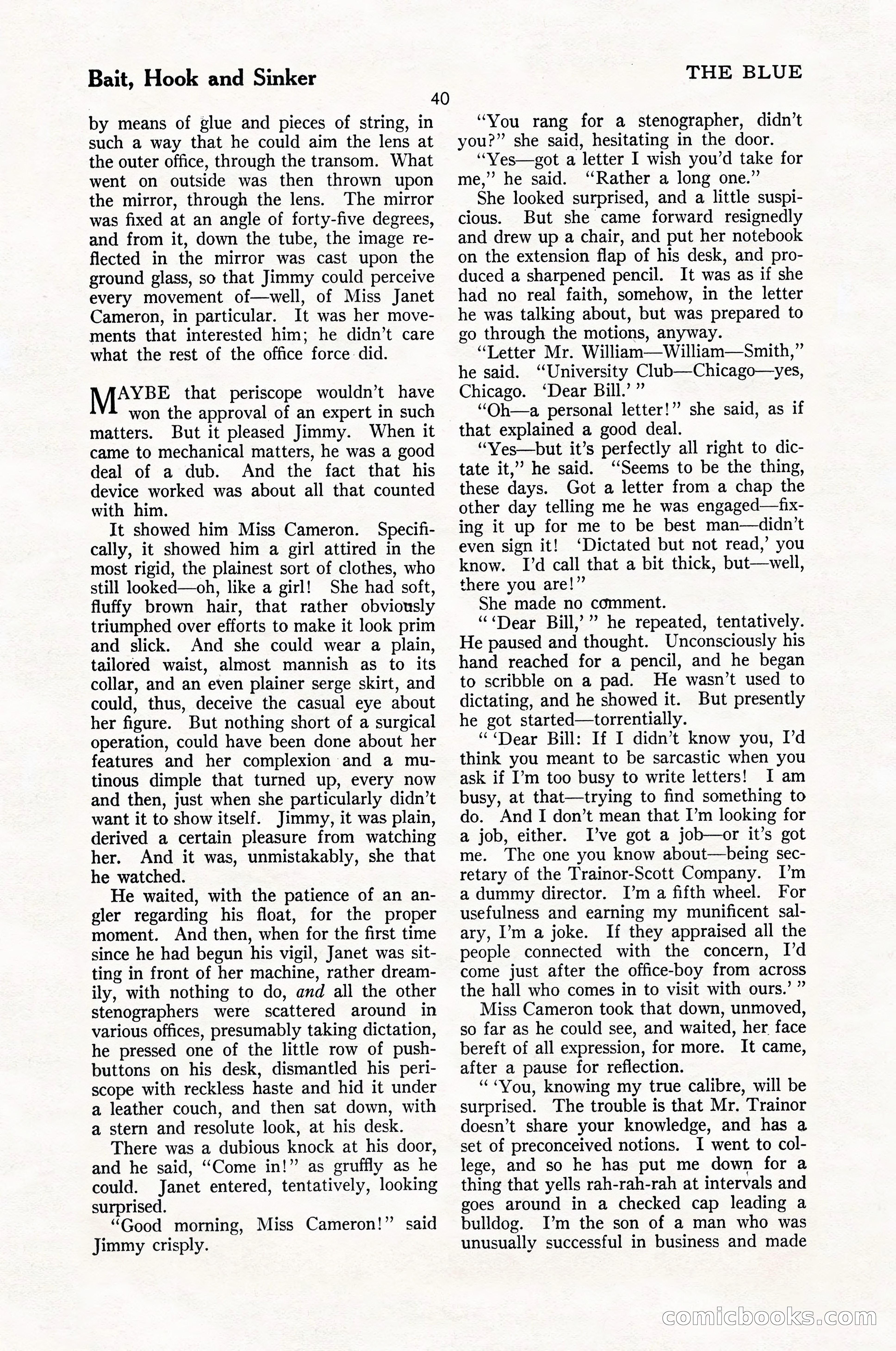 The Blue Book Magazine, May 1924 — page 42 of 196