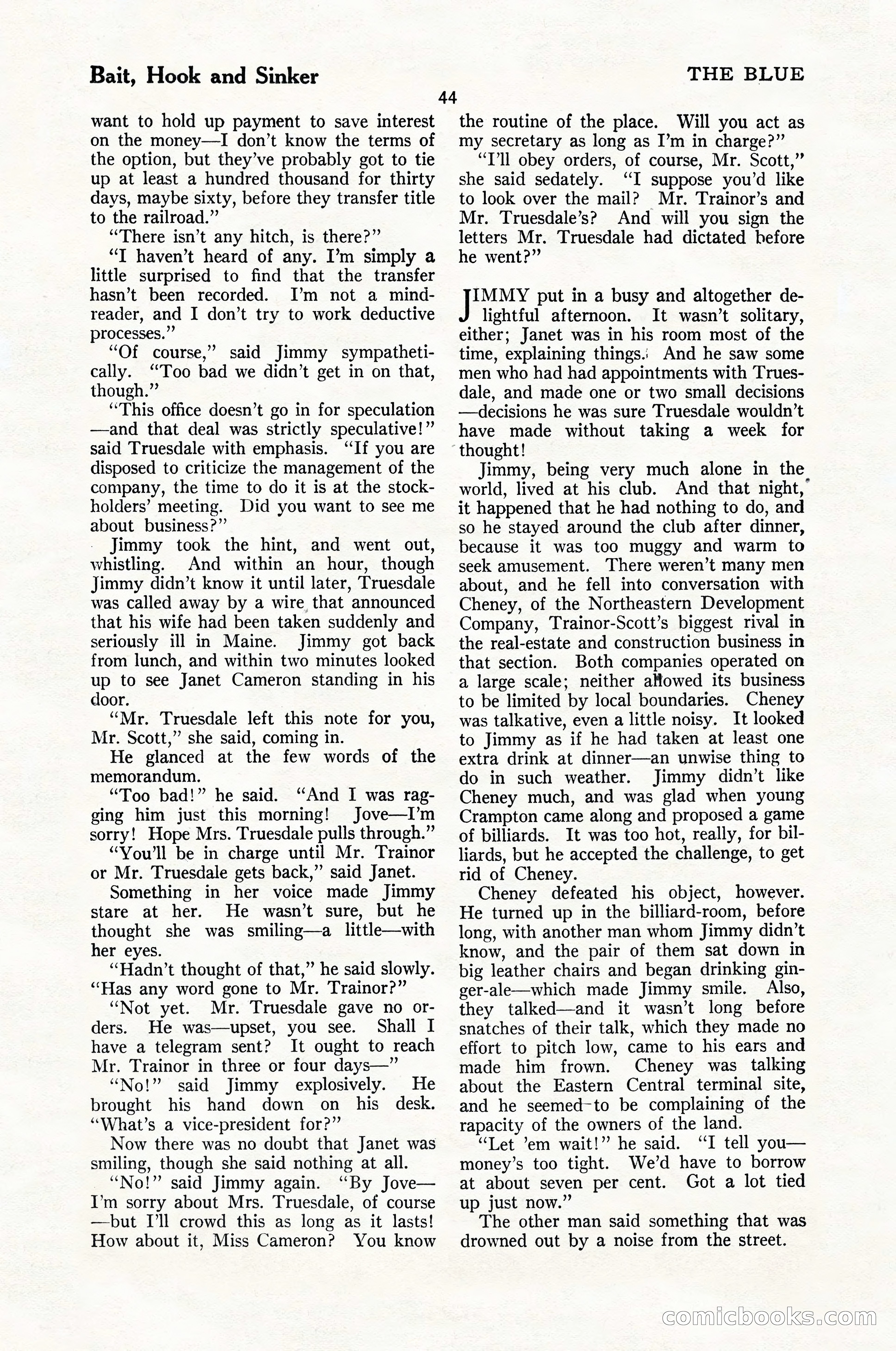 The Blue Book Magazine, May 1924 — page 46 of 196