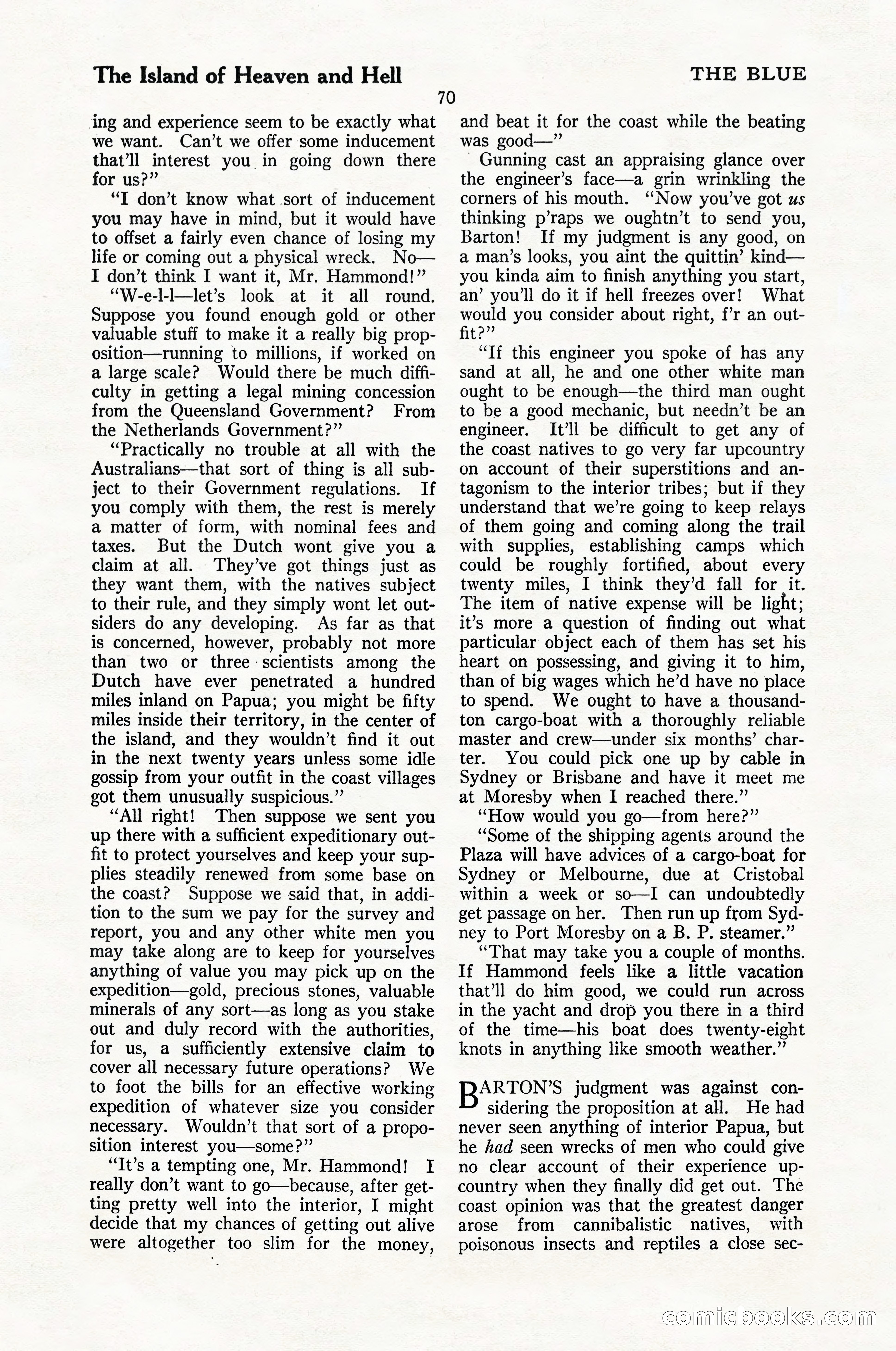 The Blue Book Magazine, May 1924 — page 72 of 196