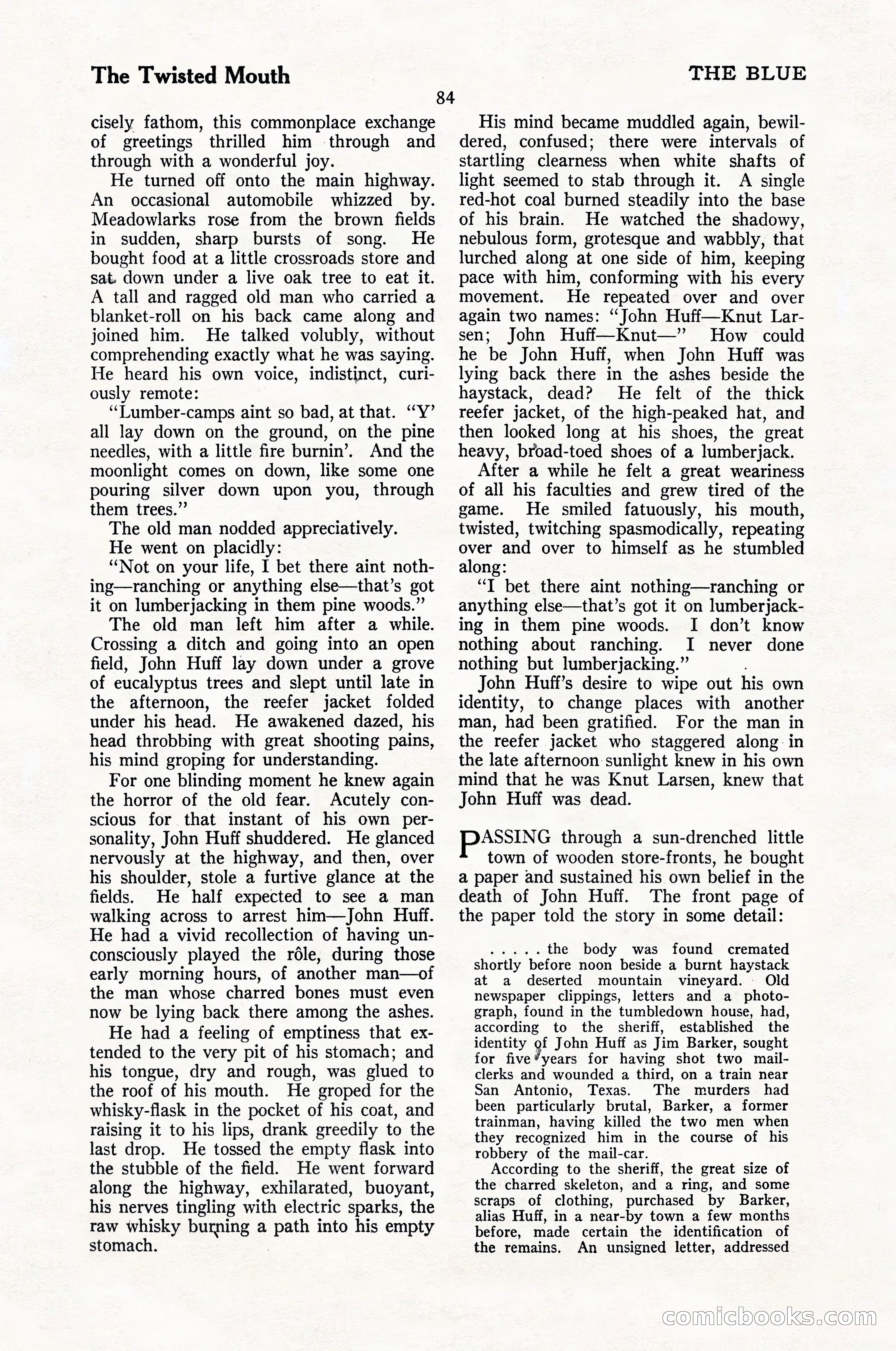 The Blue Book Magazine, May 1924 — page 86 of 196