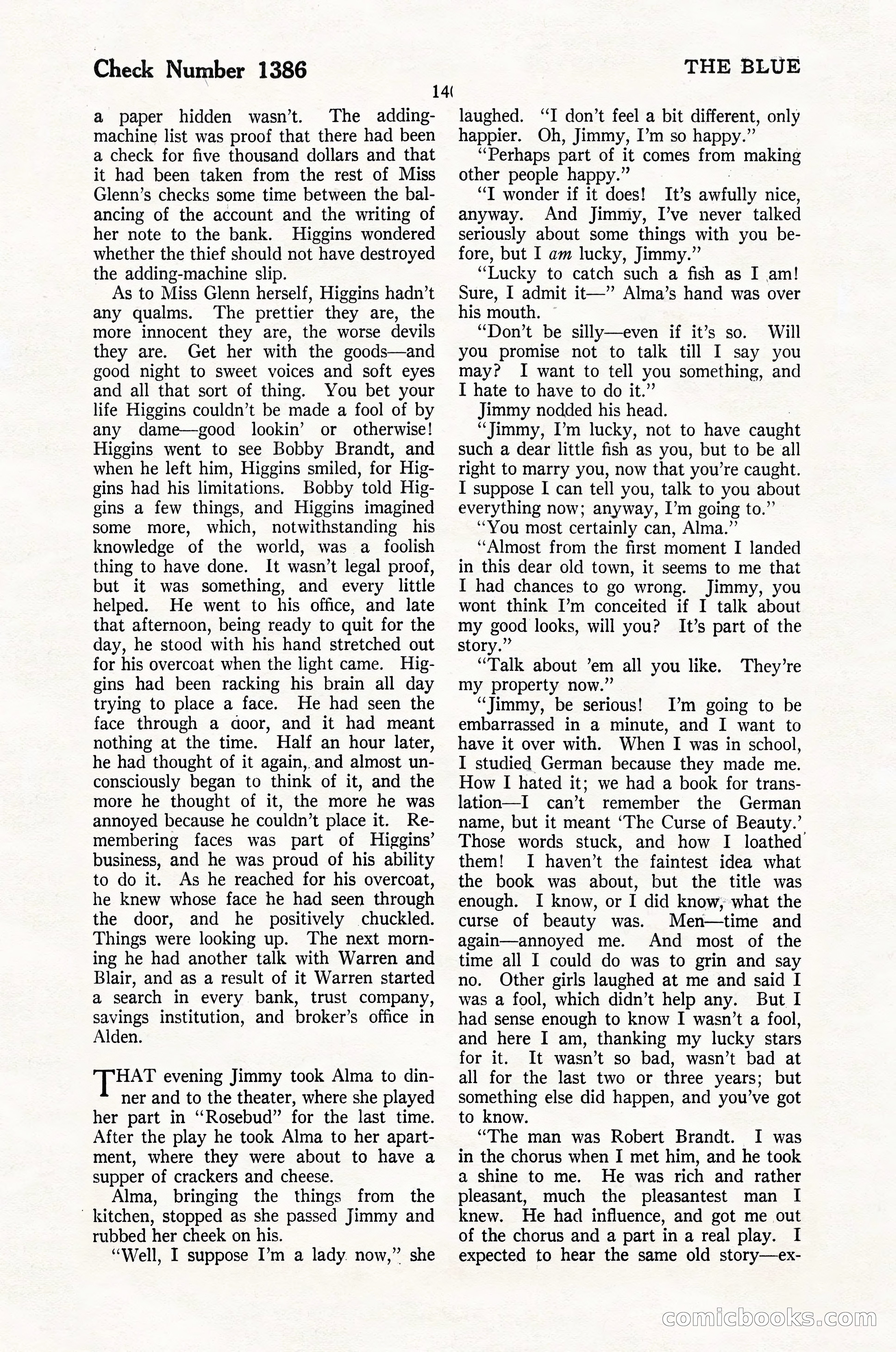 The Blue Book Magazine, May 1924 — page 142 of 196