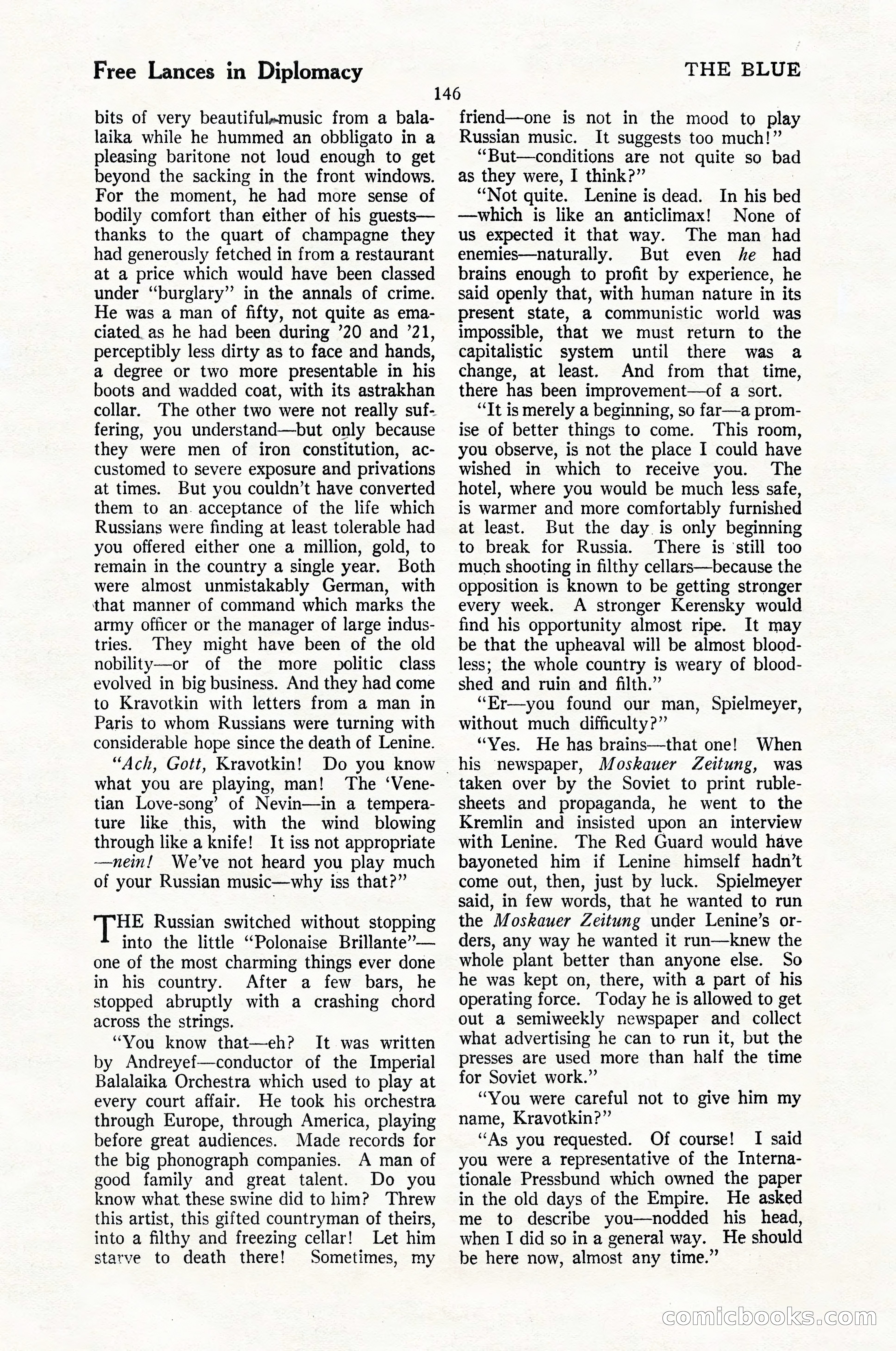 The Blue Book Magazine, May 1924 — page 148 of 196