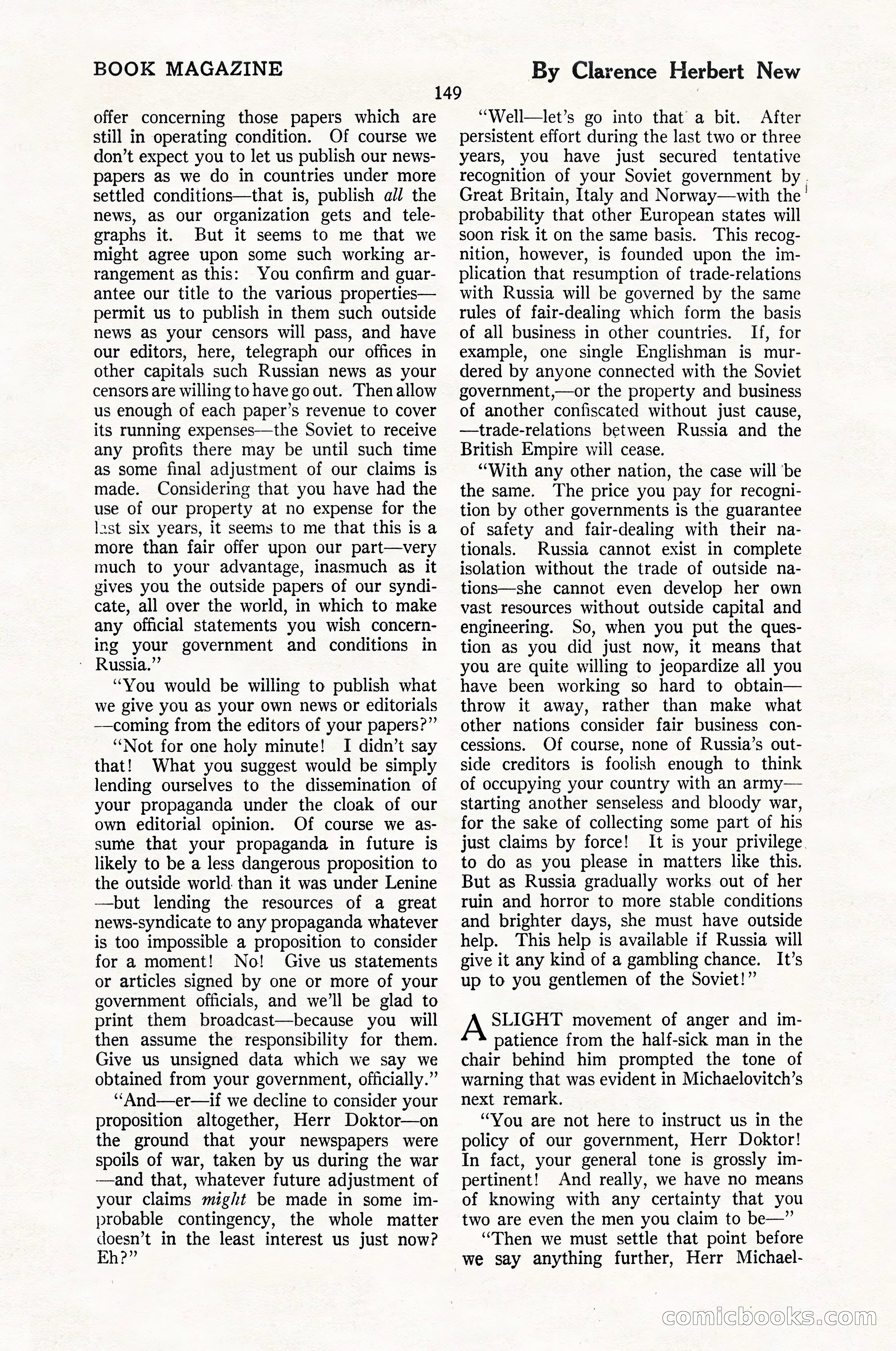 The Blue Book Magazine, May 1924 — page 151 of 196