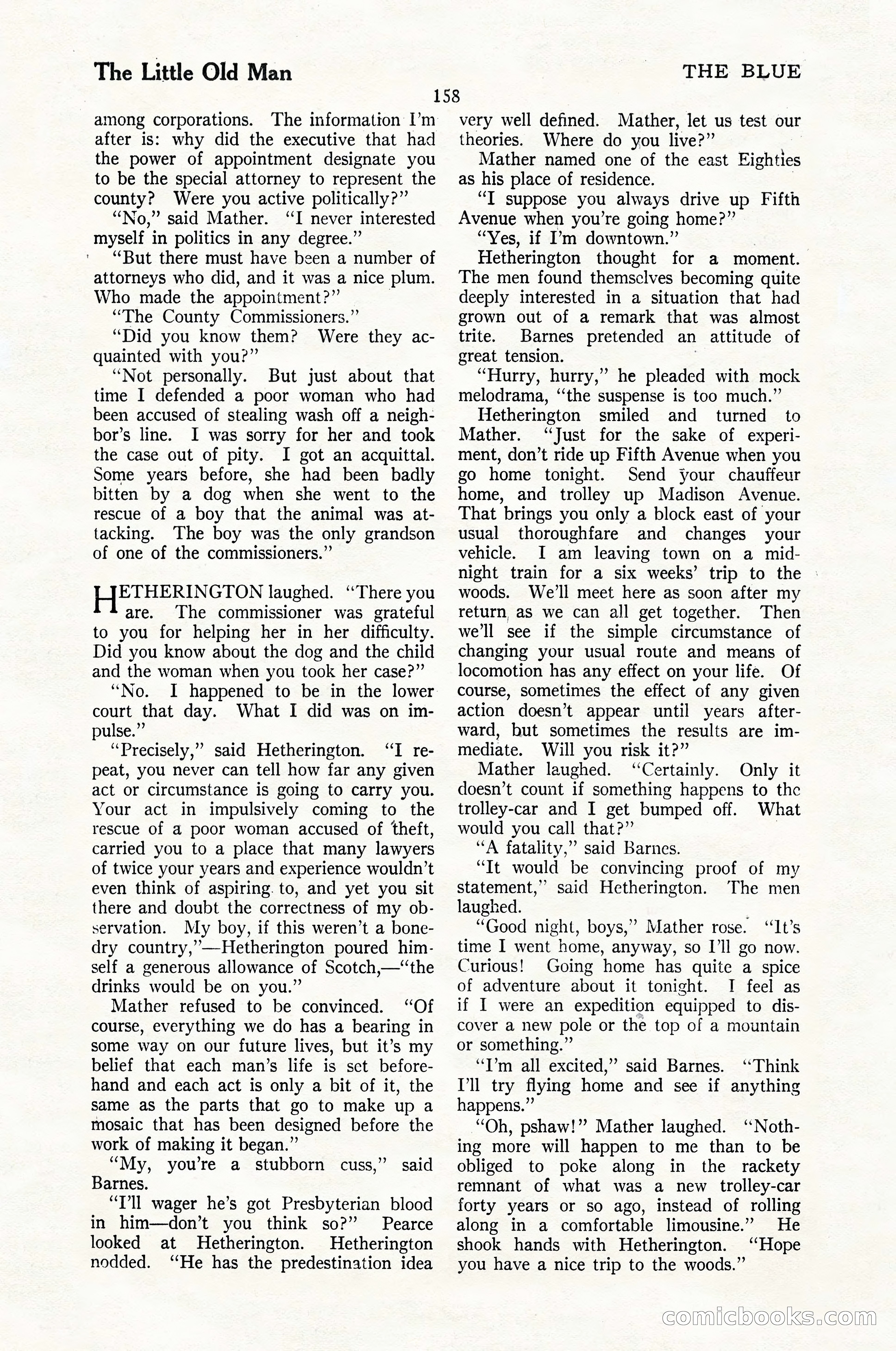 The Blue Book Magazine, May 1924 — page 160 of 196