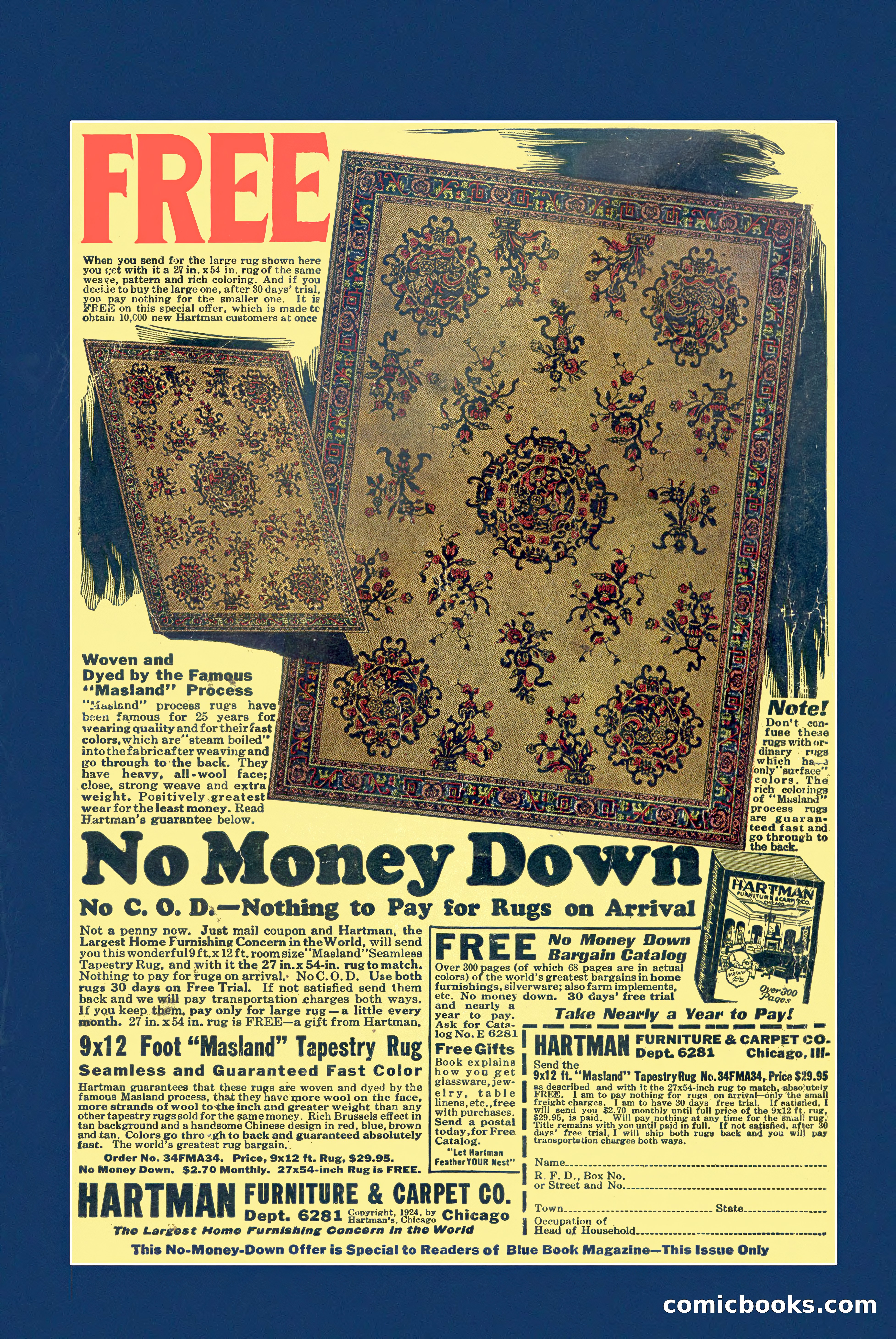 The Blue Book Magazine, May 1924 — page 196 of 196