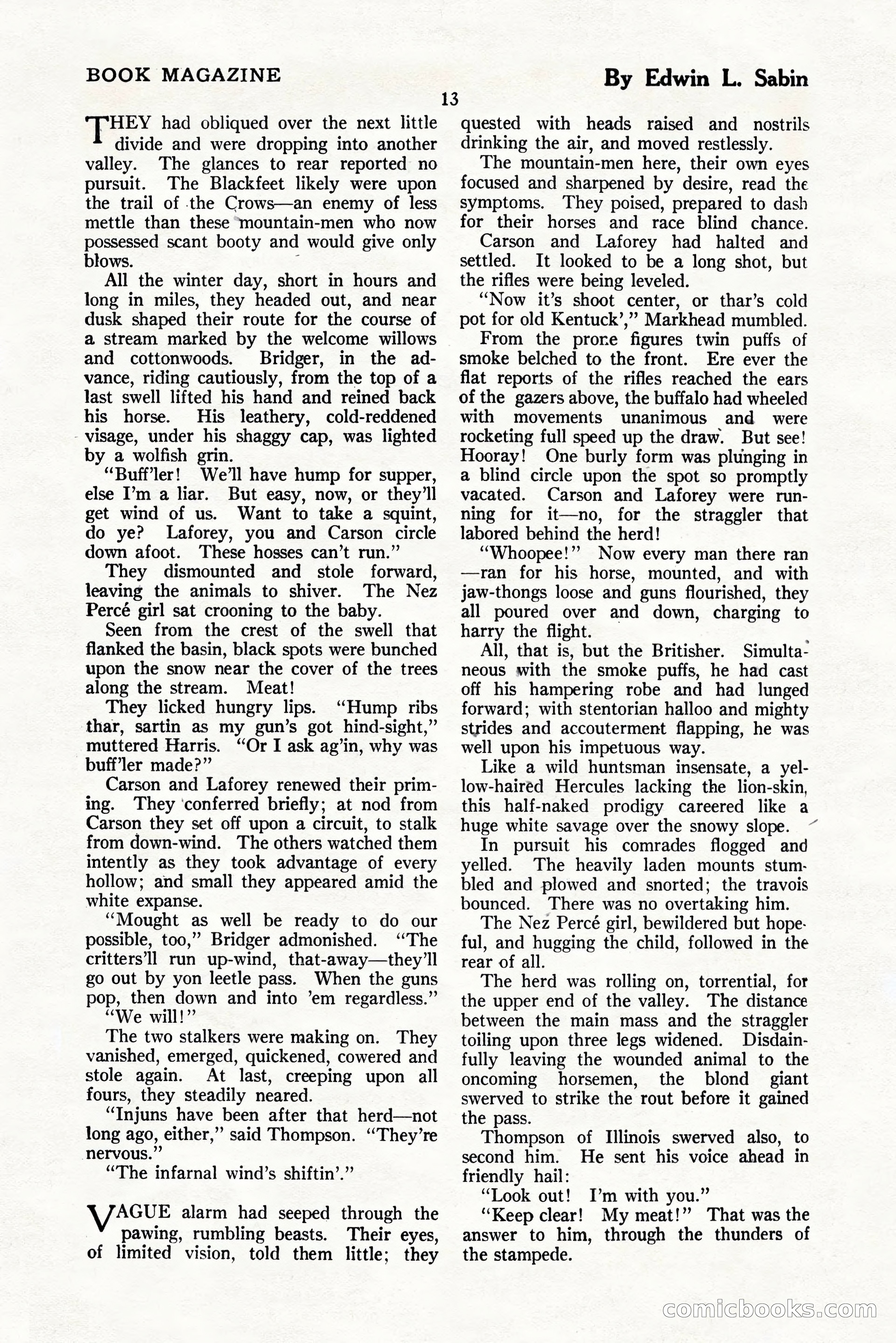 The Blue Book Magazine, November 1924 — page 19 of 212