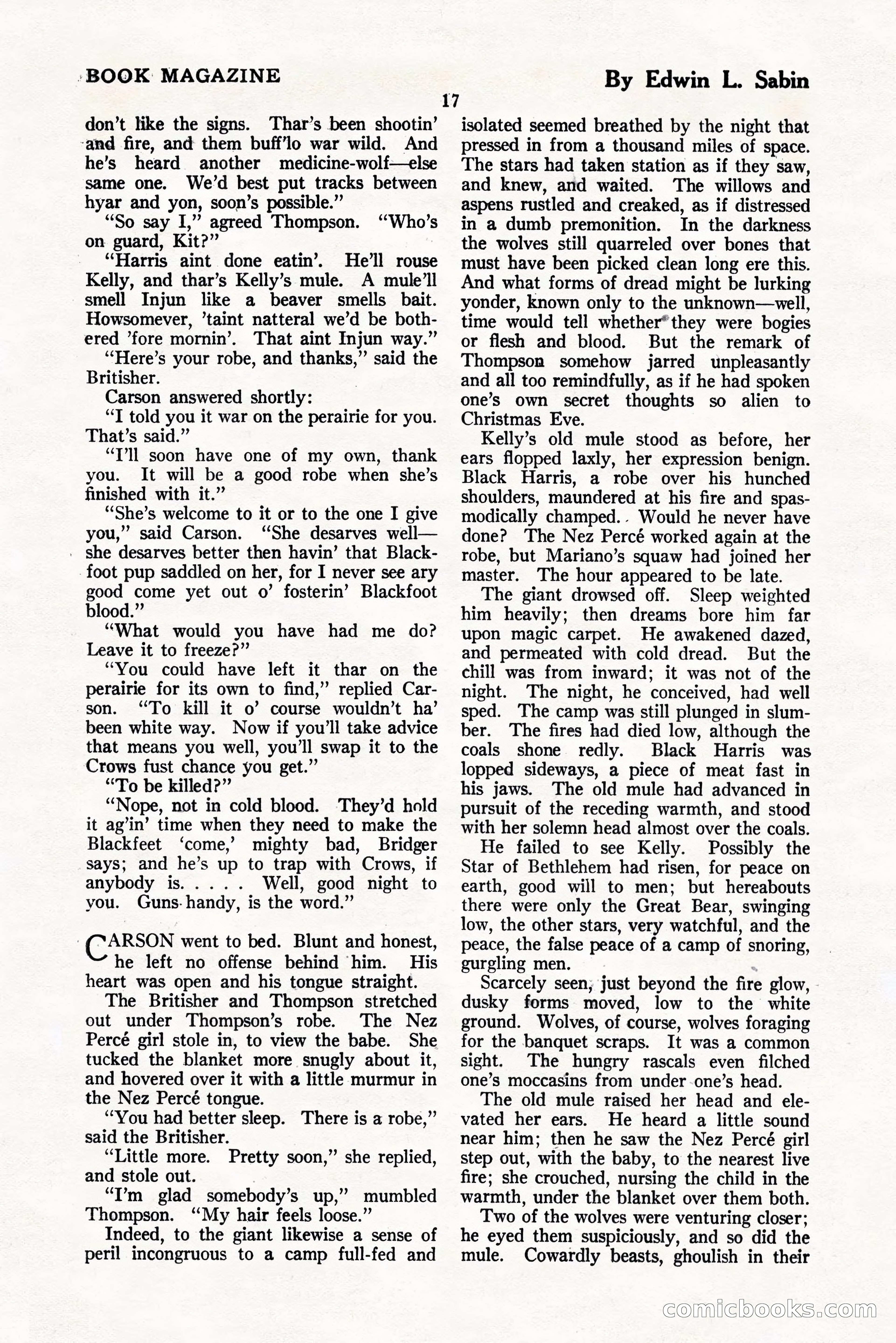 The Blue Book Magazine, November 1924 — page 23 of 212