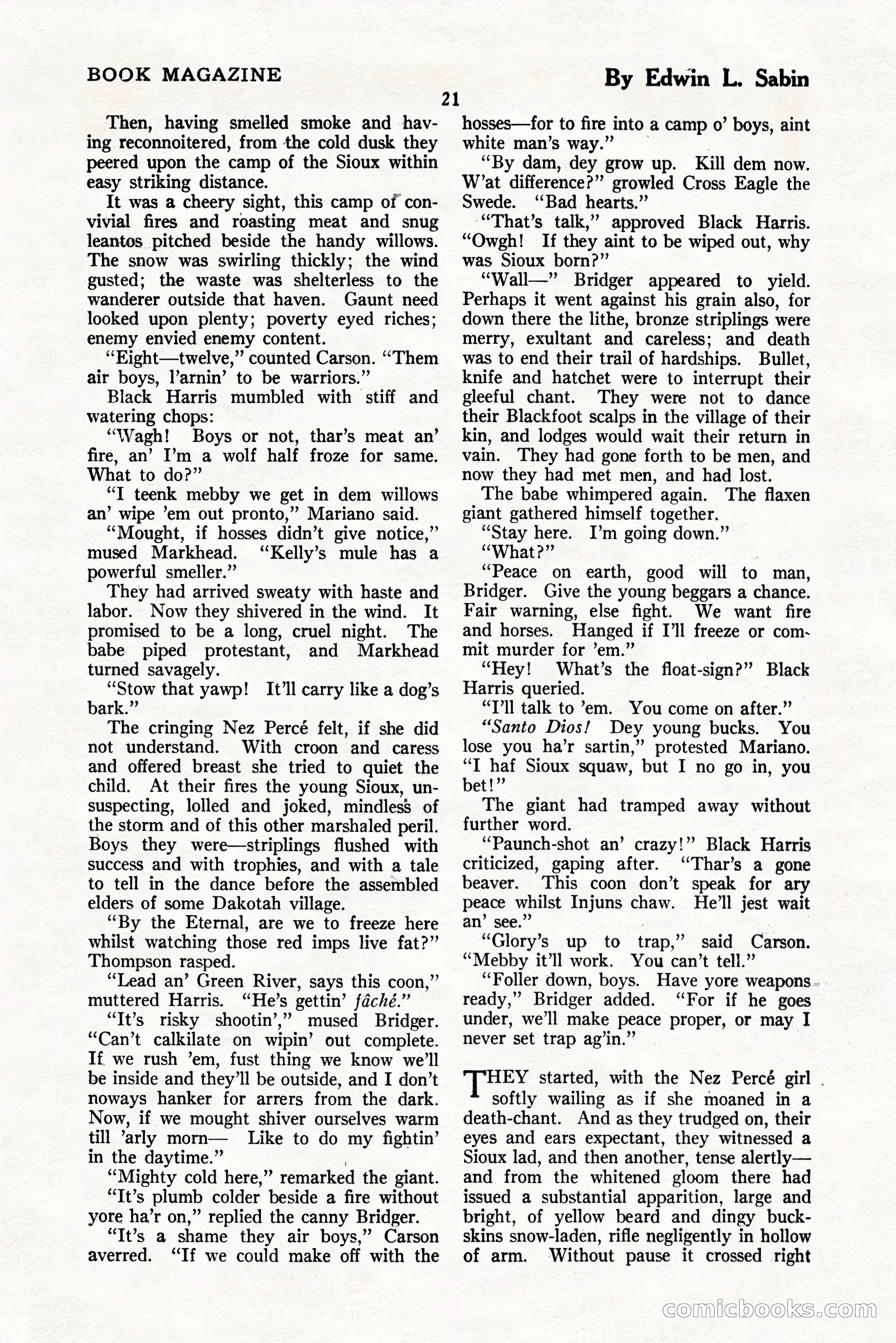The Blue Book Magazine, November 1924 — page 27 of 212