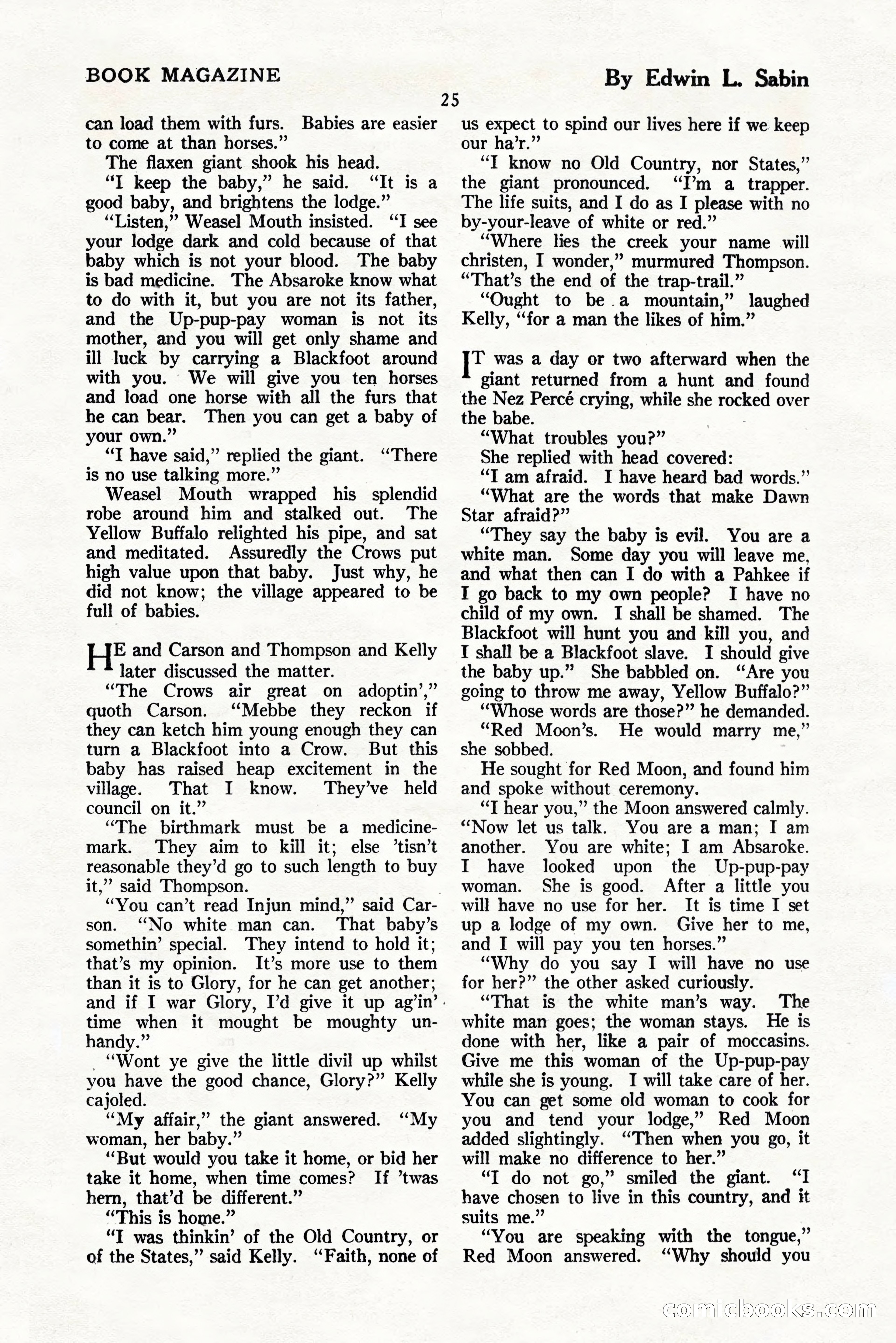 The Blue Book Magazine, November 1924 — page 31 of 212