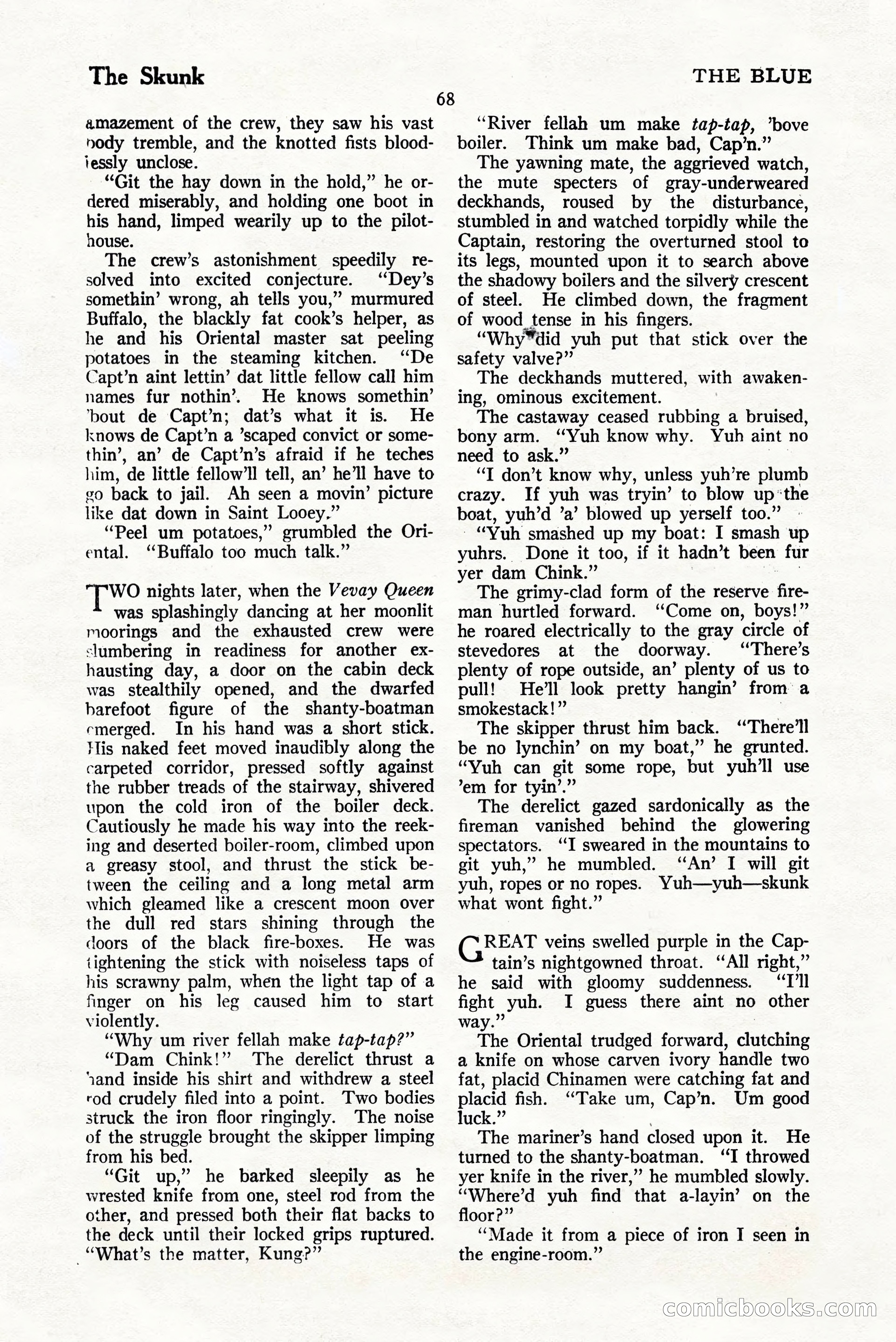 The Blue Book Magazine, November 1924 — page 74 of 212