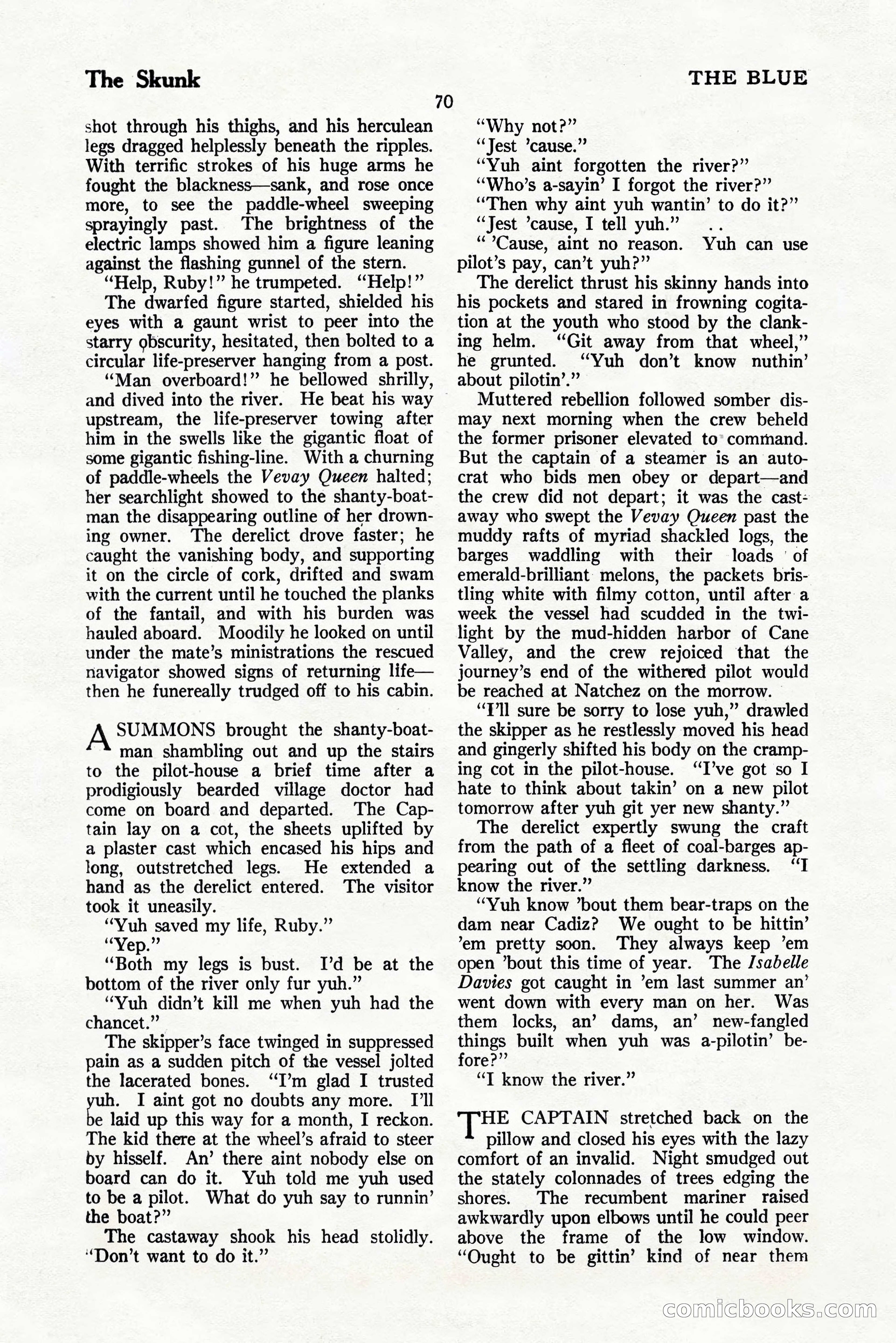 The Blue Book Magazine, November 1924 — page 76 of 212