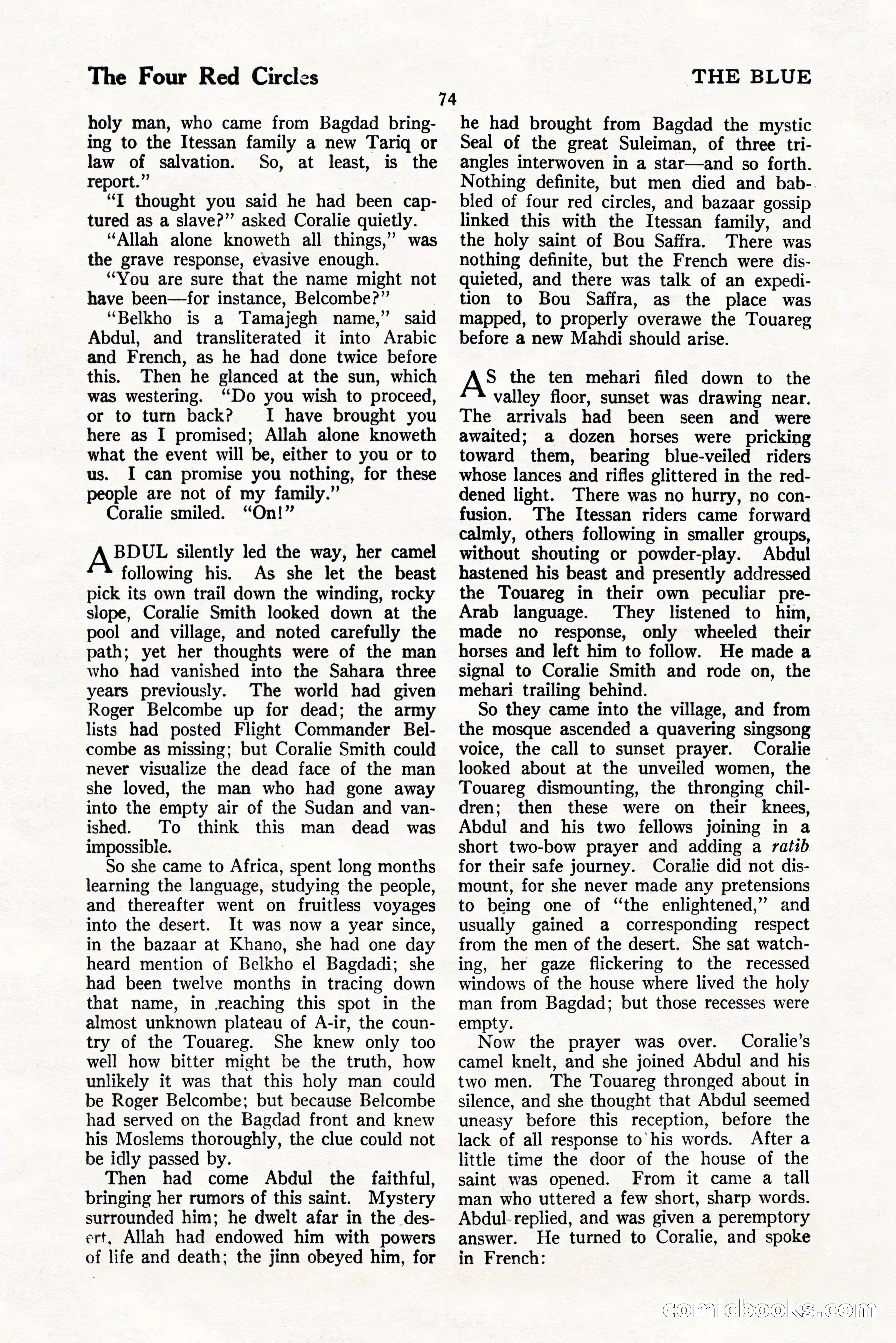 The Blue Book Magazine, November 1924 — page 80 of 212