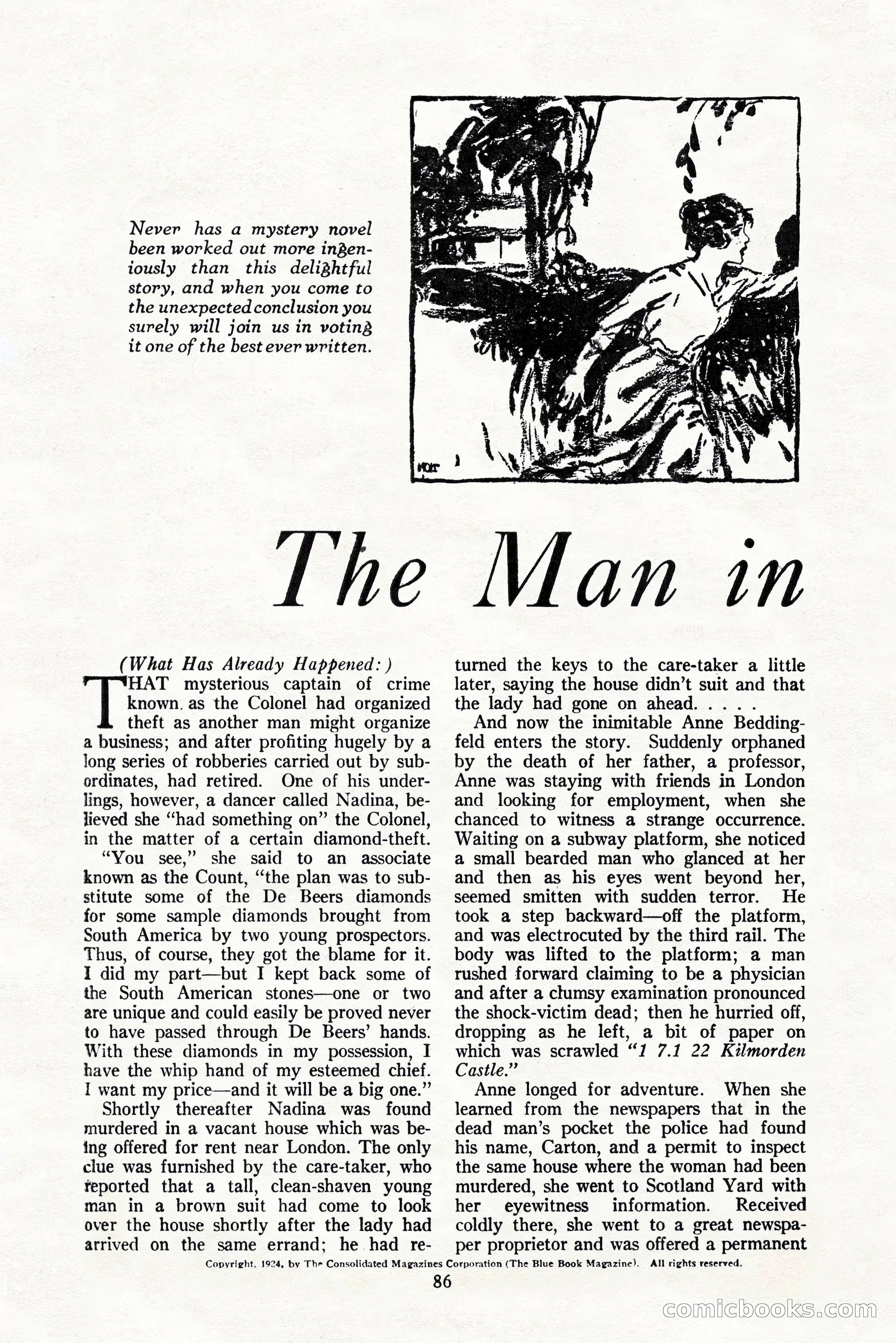 The Blue Book Magazine, November 1924 — page 92 of 212