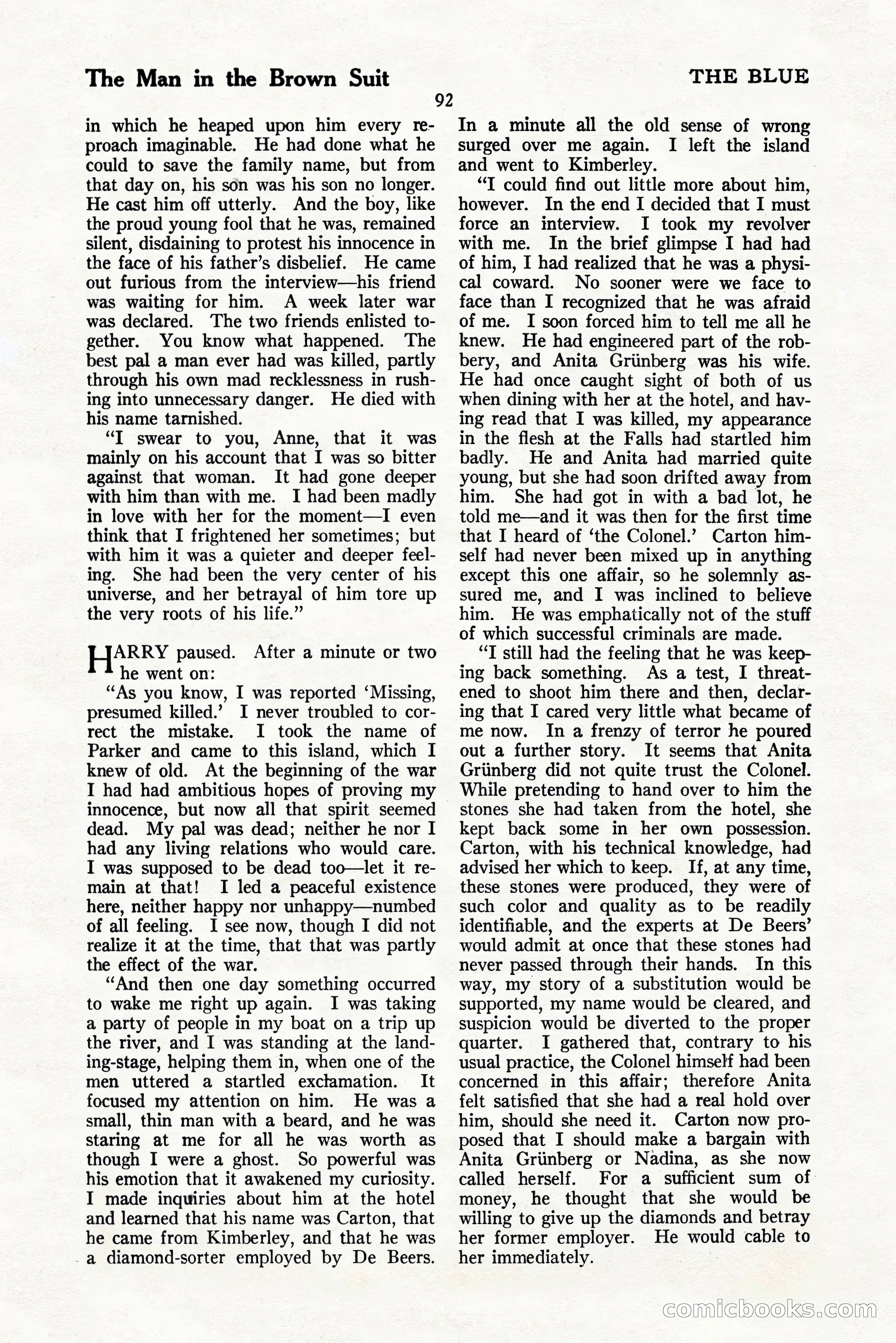 The Blue Book Magazine, November 1924 — page 98 of 212