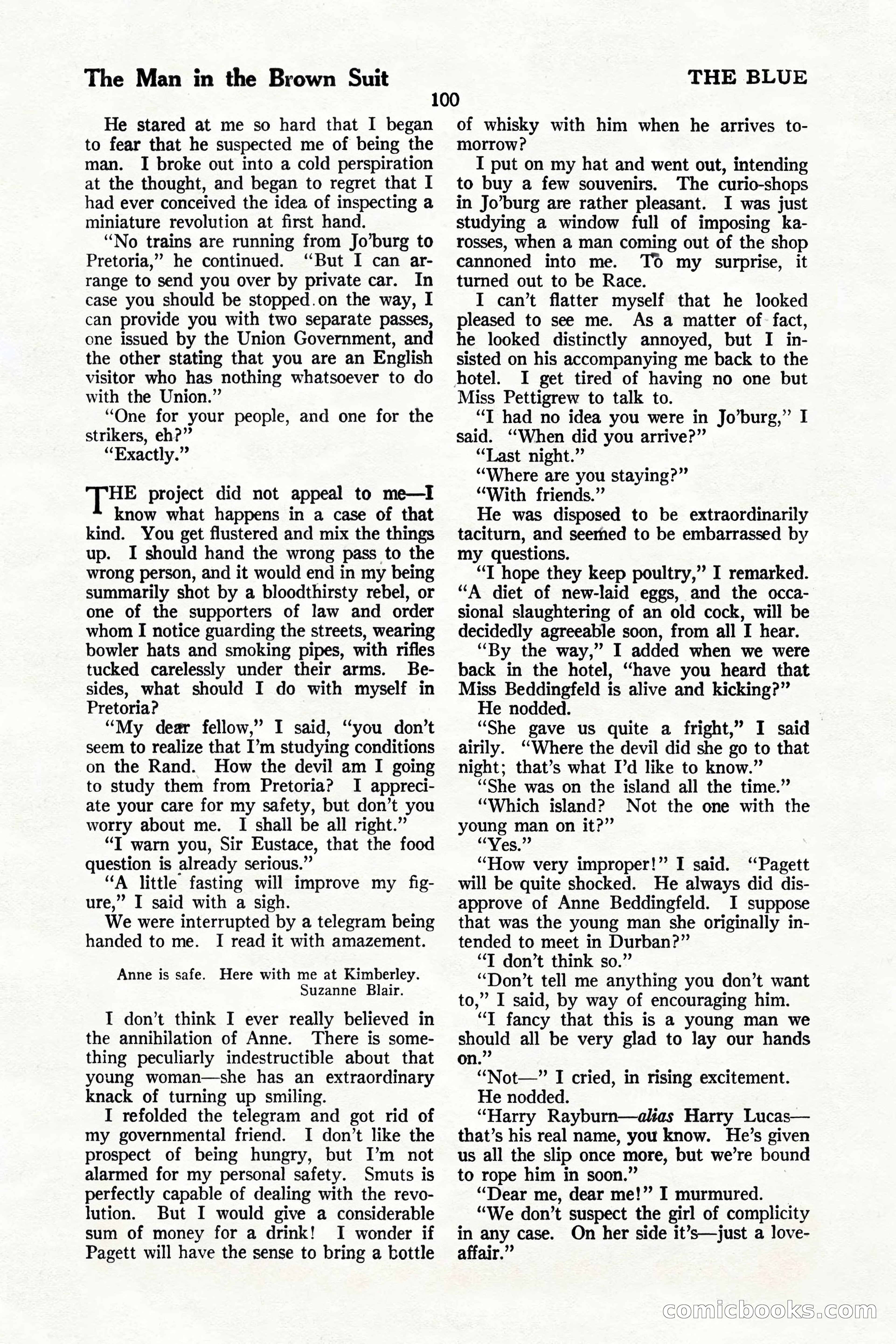 The Blue Book Magazine, November 1924 — page 106 of 212