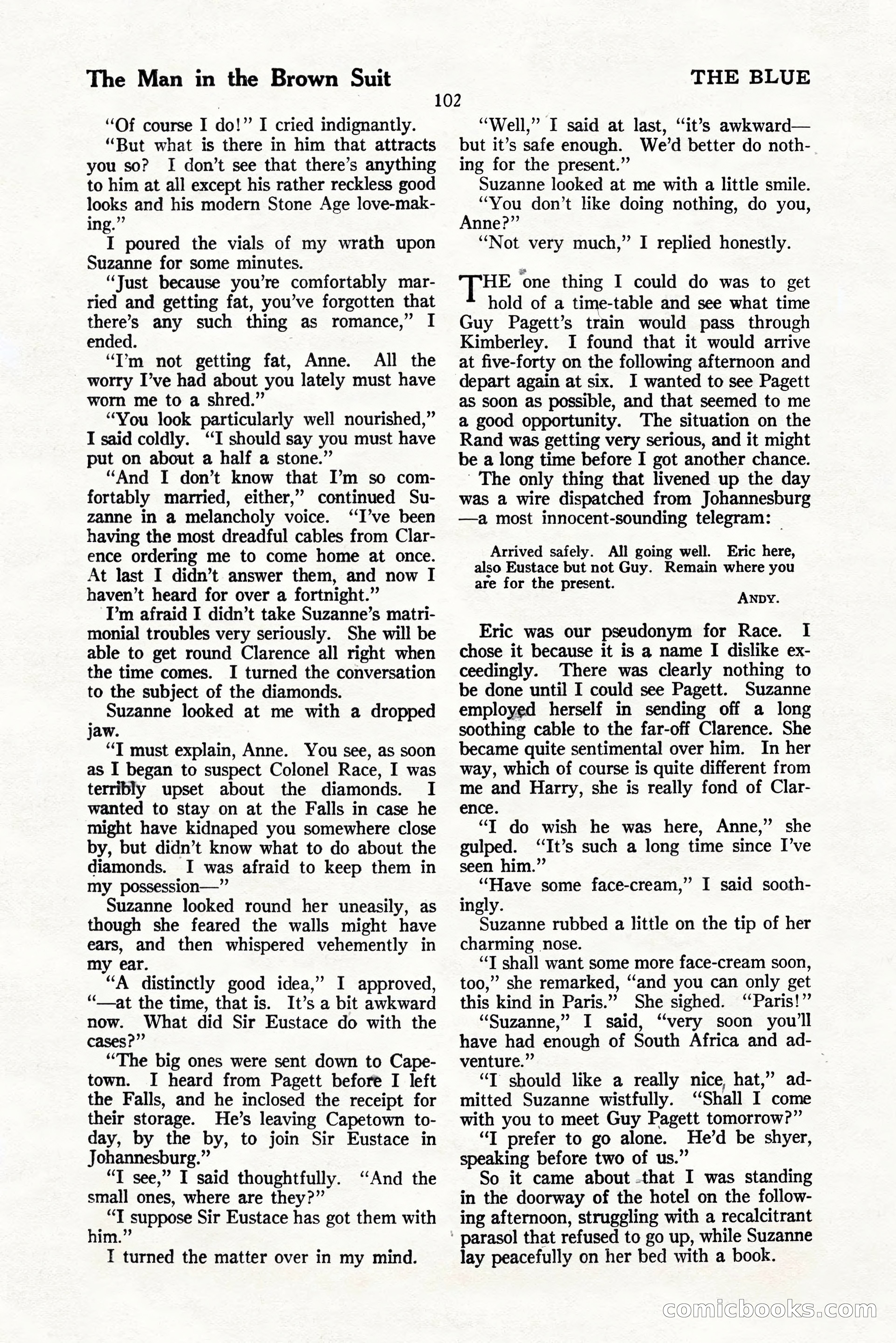 The Blue Book Magazine, November 1924 — page 108 of 212
