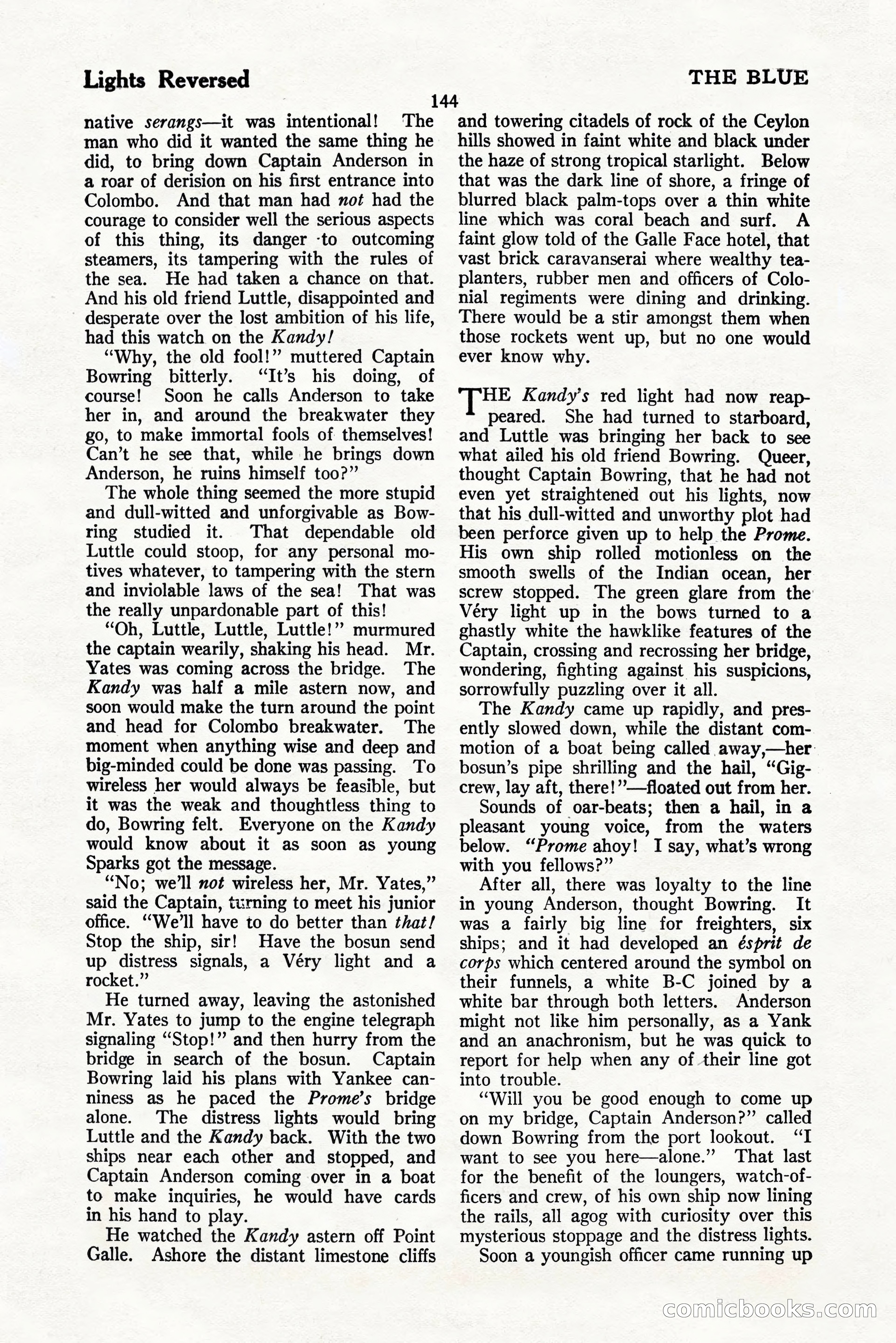 The Blue Book Magazine, November 1924 — page 150 of 212