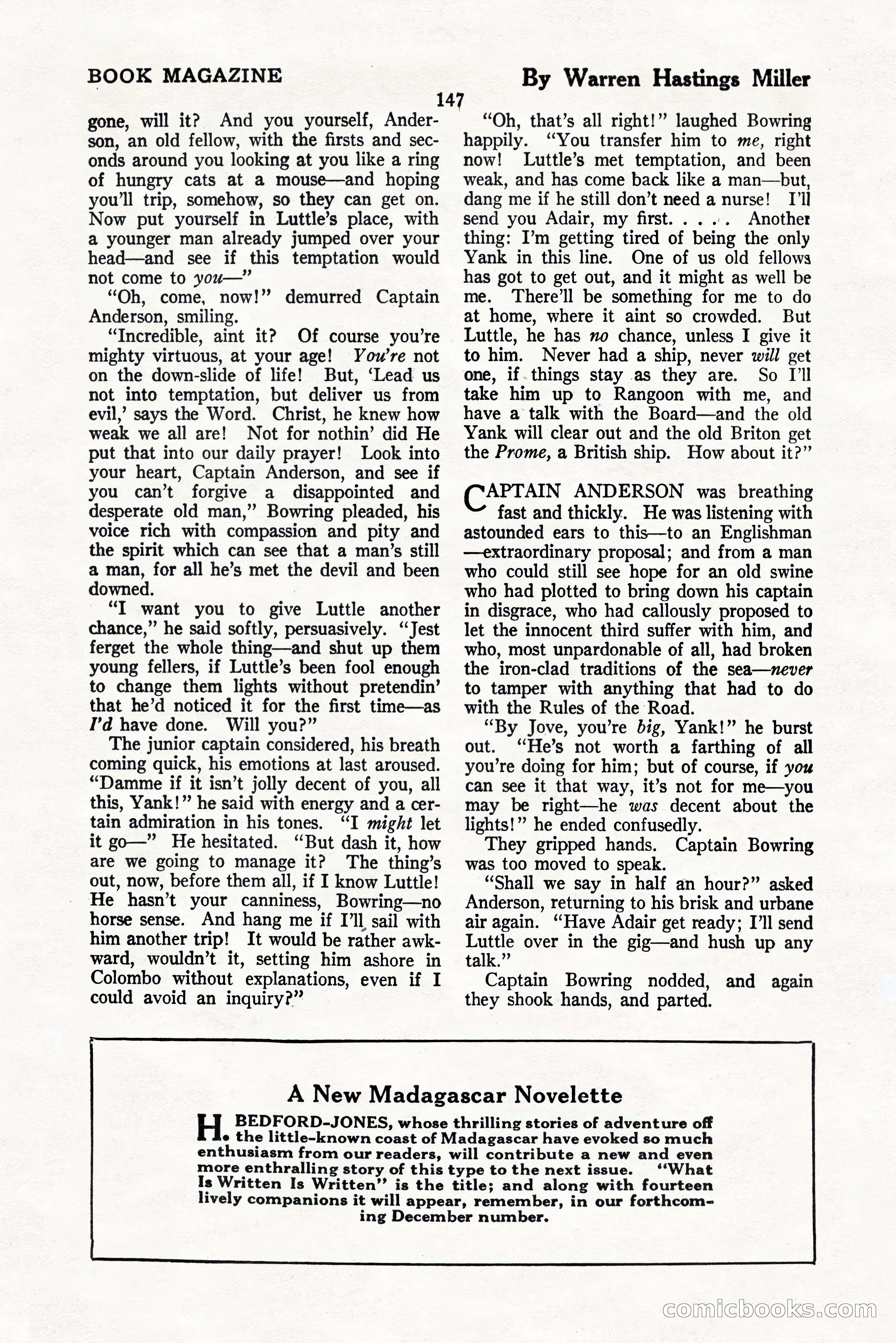 The Blue Book Magazine, November 1924 — page 153 of 212