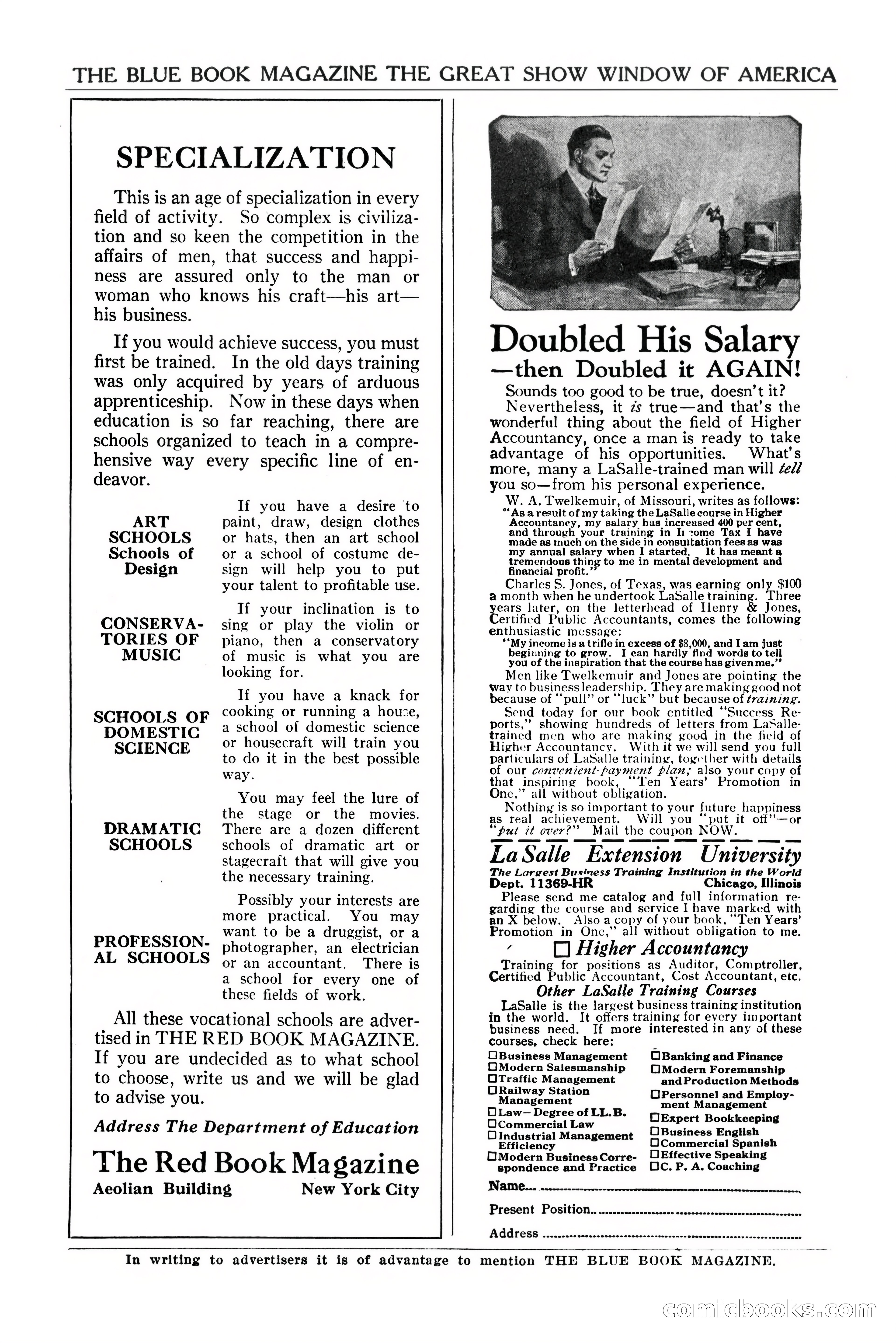 The Blue Book Magazine, November 1924 — page 205 of 212